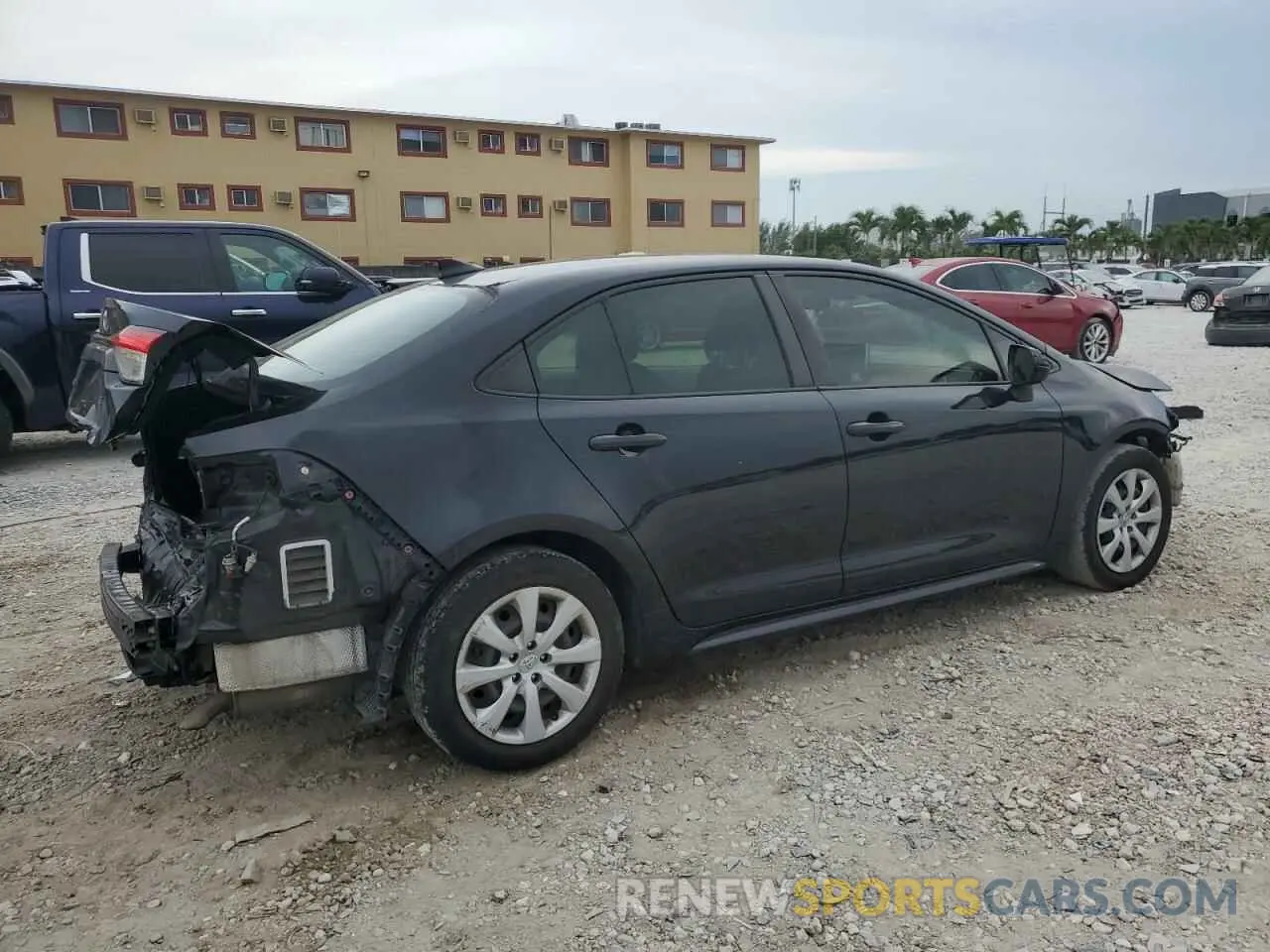 3 Photograph of a damaged car JTDEPRAE2LJ003769 TOYOTA COROLLA 2020