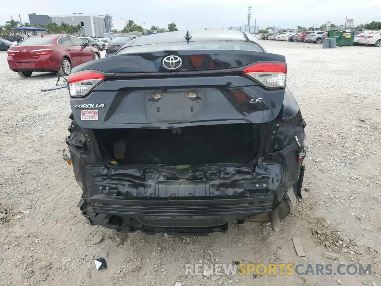 6 Photograph of a damaged car JTDEPRAE2LJ003769 TOYOTA COROLLA 2020
