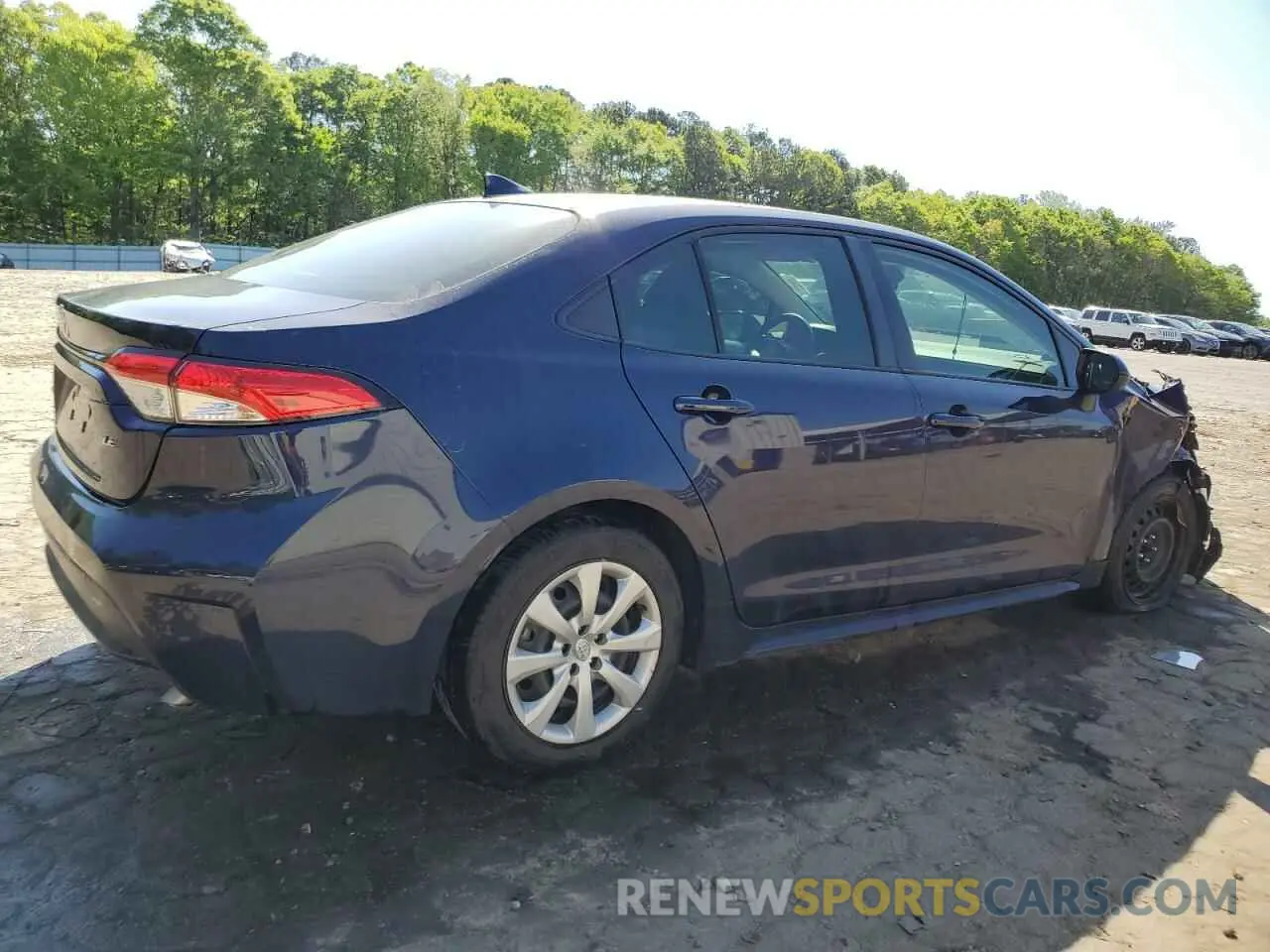 3 Photograph of a damaged car JTDEPRAE2LJ005148 TOYOTA COROLLA 2020