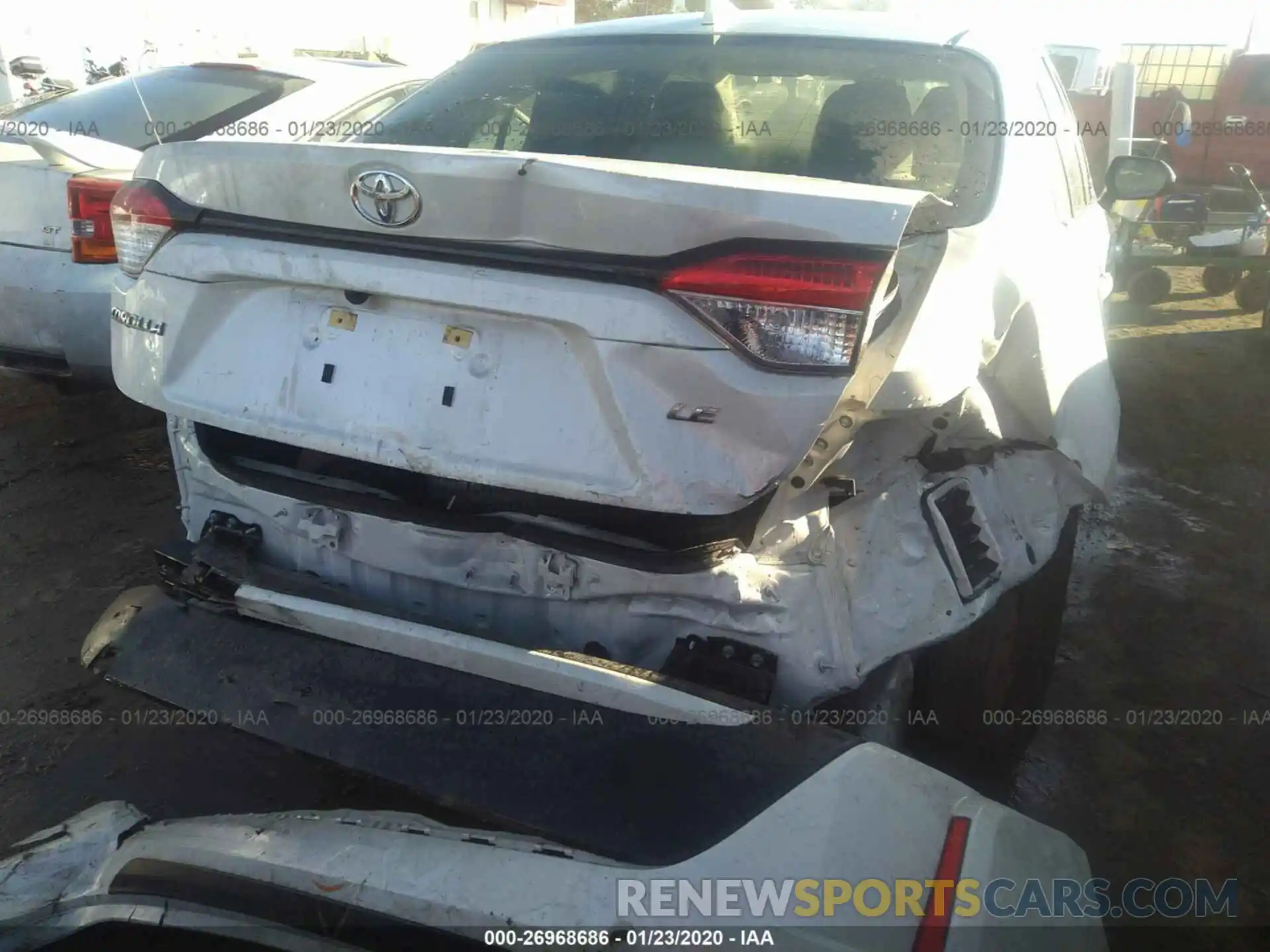 6 Photograph of a damaged car JTDEPRAE2LJ005487 TOYOTA COROLLA 2020