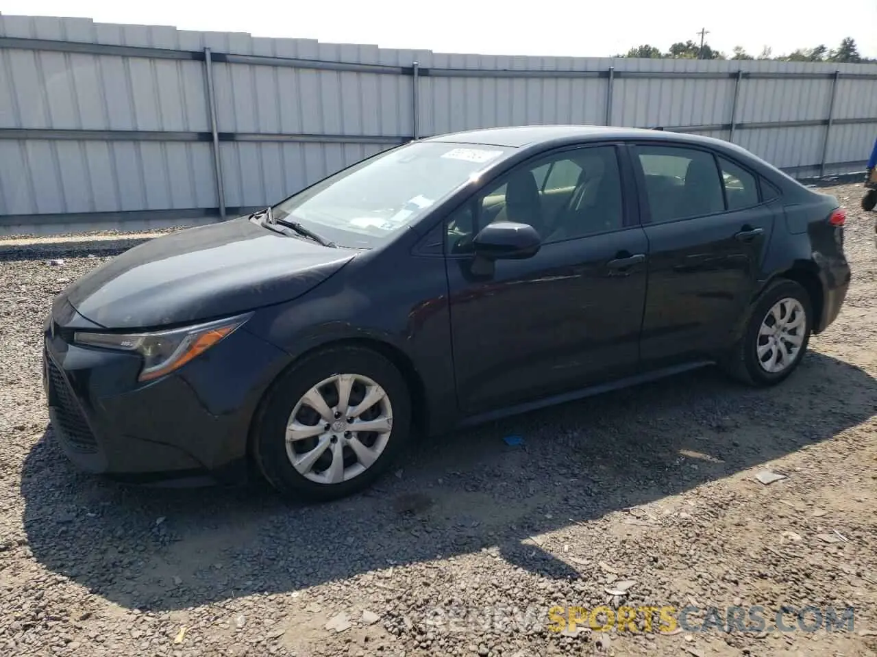 1 Photograph of a damaged car JTDEPRAE2LJ015324 TOYOTA COROLLA 2020