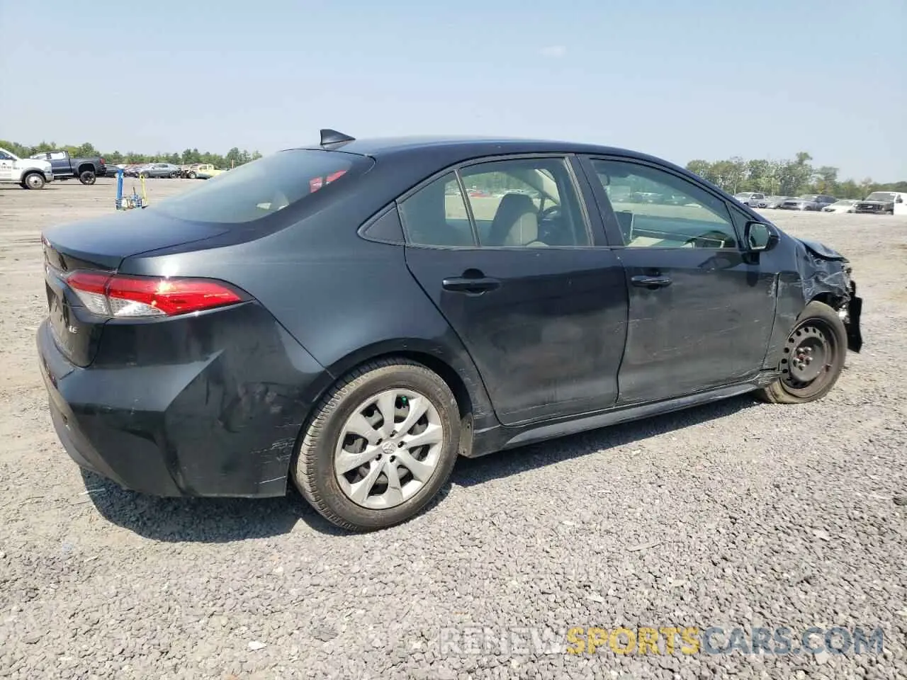 3 Photograph of a damaged car JTDEPRAE2LJ015324 TOYOTA COROLLA 2020