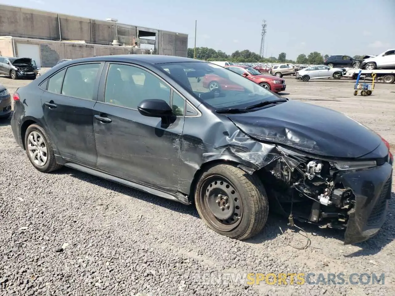 4 Photograph of a damaged car JTDEPRAE2LJ015324 TOYOTA COROLLA 2020