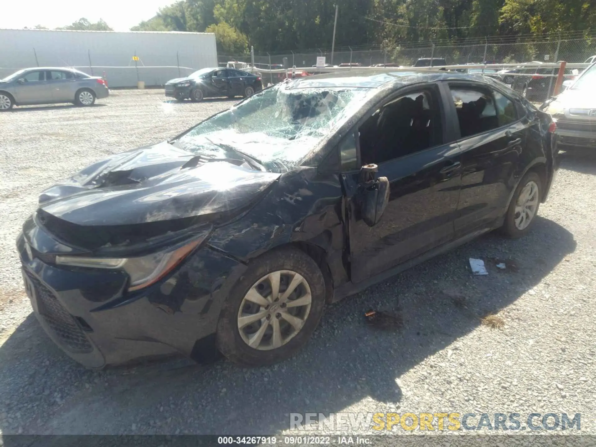 2 Photograph of a damaged car JTDEPRAE2LJ018398 TOYOTA COROLLA 2020