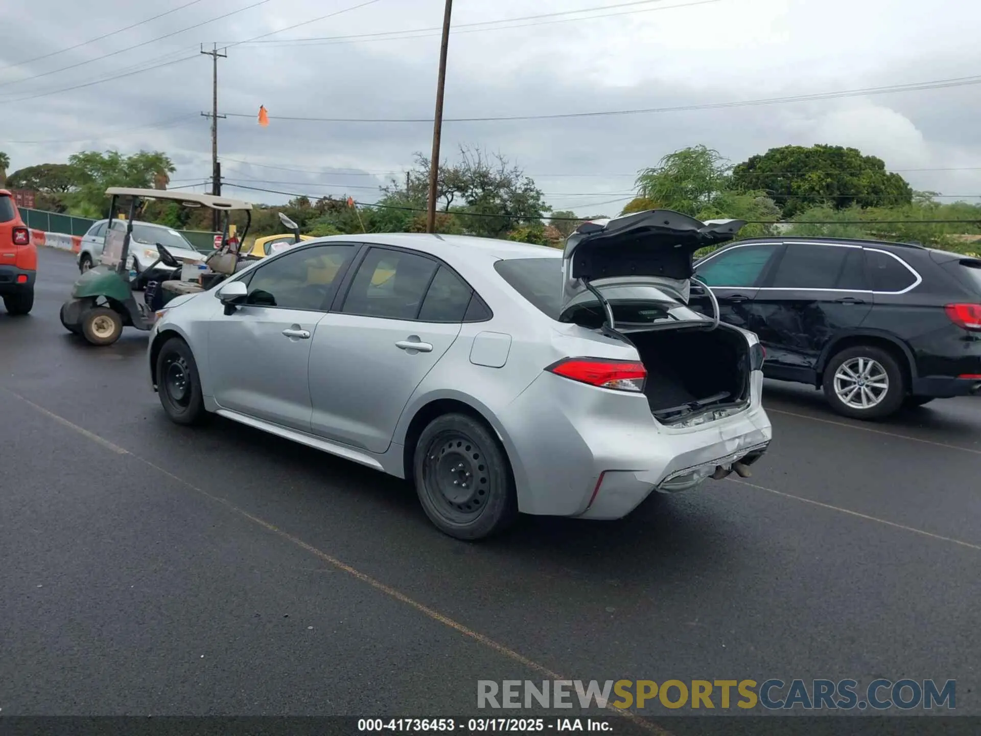 3 Photograph of a damaged car JTDEPRAE2LJ026338 TOYOTA COROLLA 2020