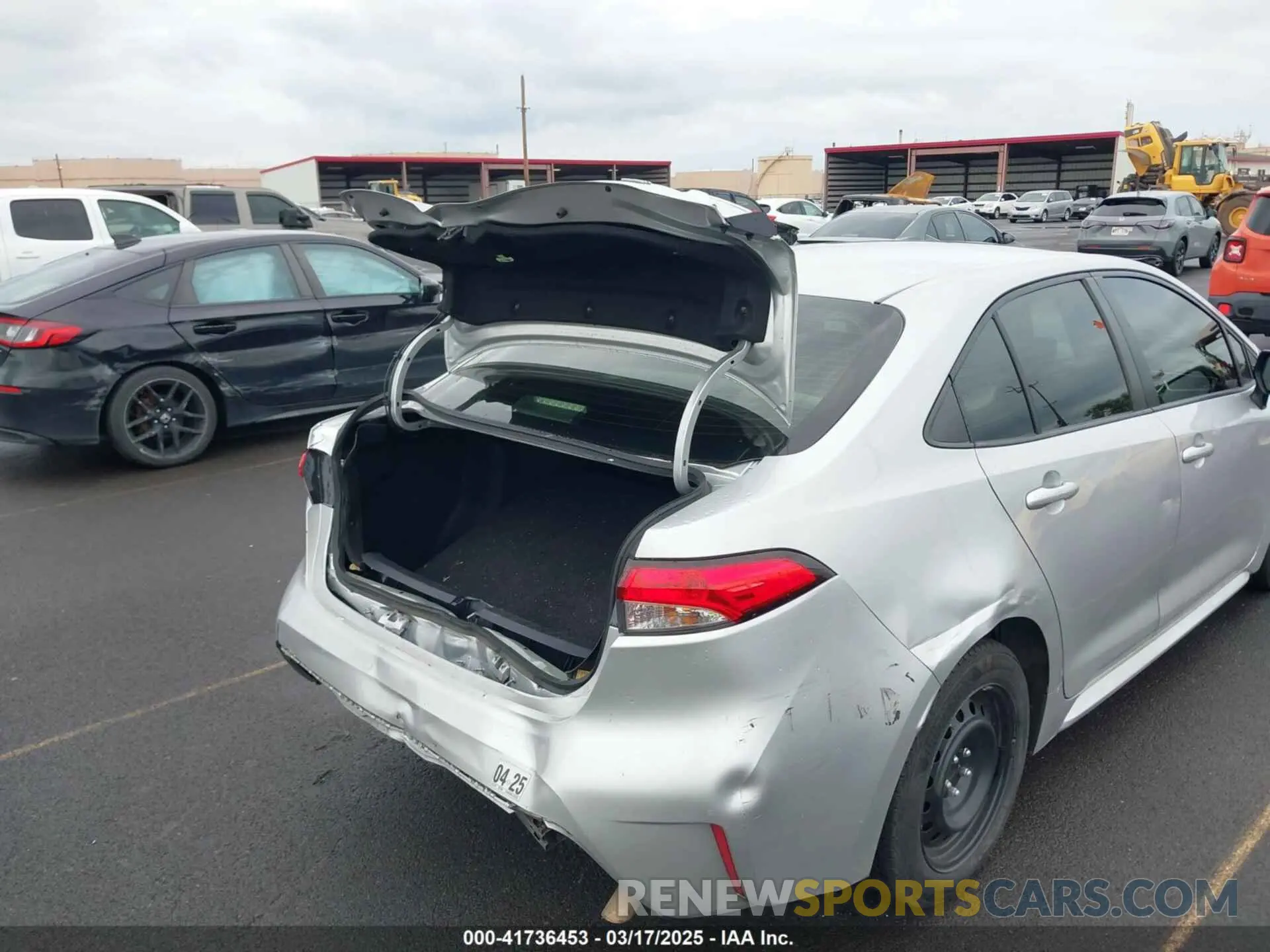 6 Photograph of a damaged car JTDEPRAE2LJ026338 TOYOTA COROLLA 2020