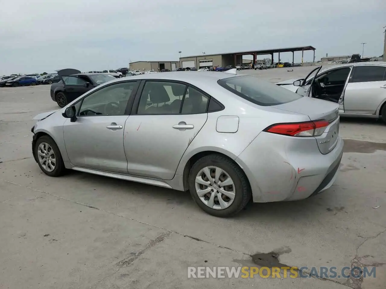 2 Photograph of a damaged car JTDEPRAE2LJ026744 TOYOTA COROLLA 2020
