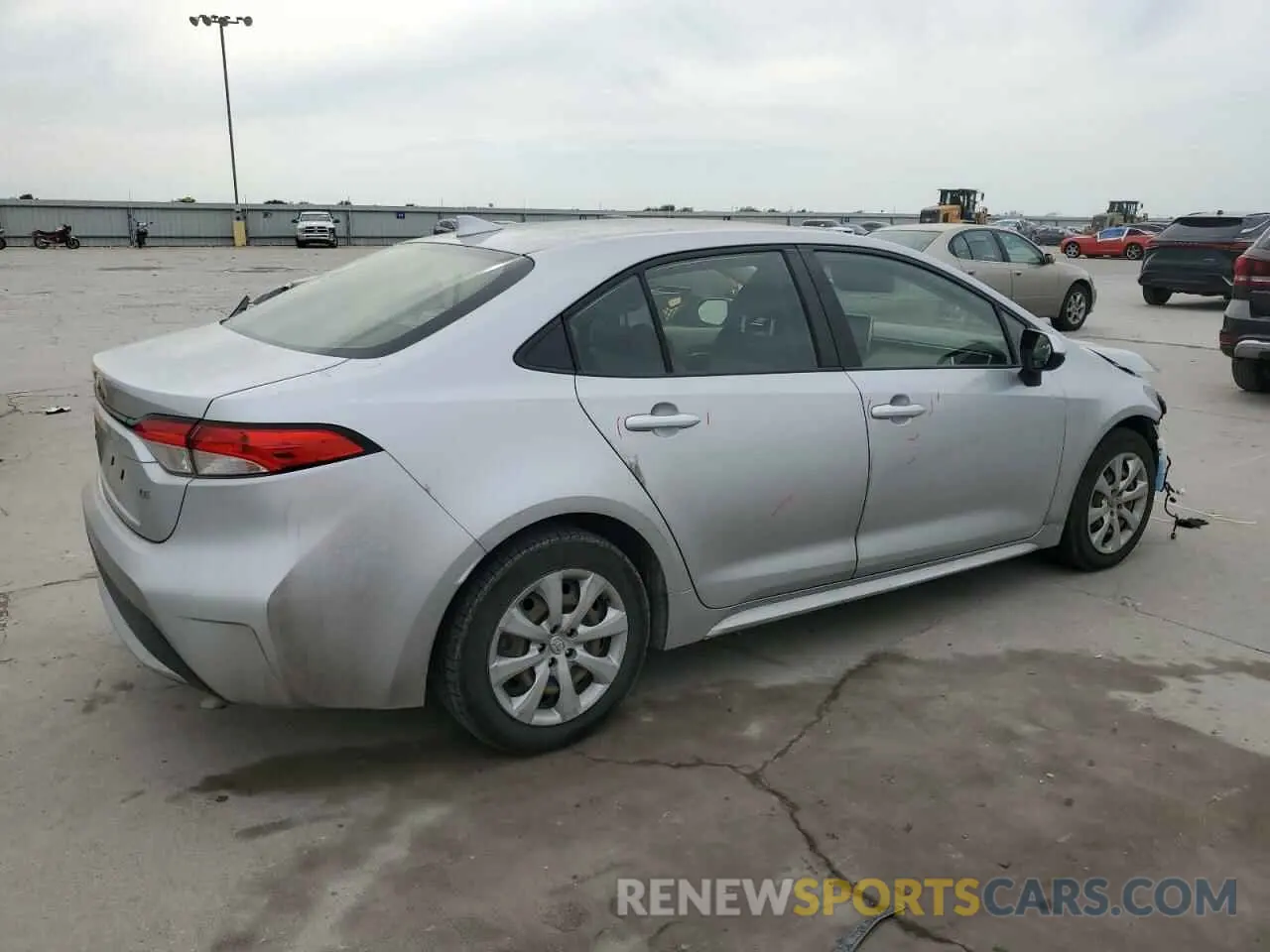 3 Photograph of a damaged car JTDEPRAE2LJ026744 TOYOTA COROLLA 2020