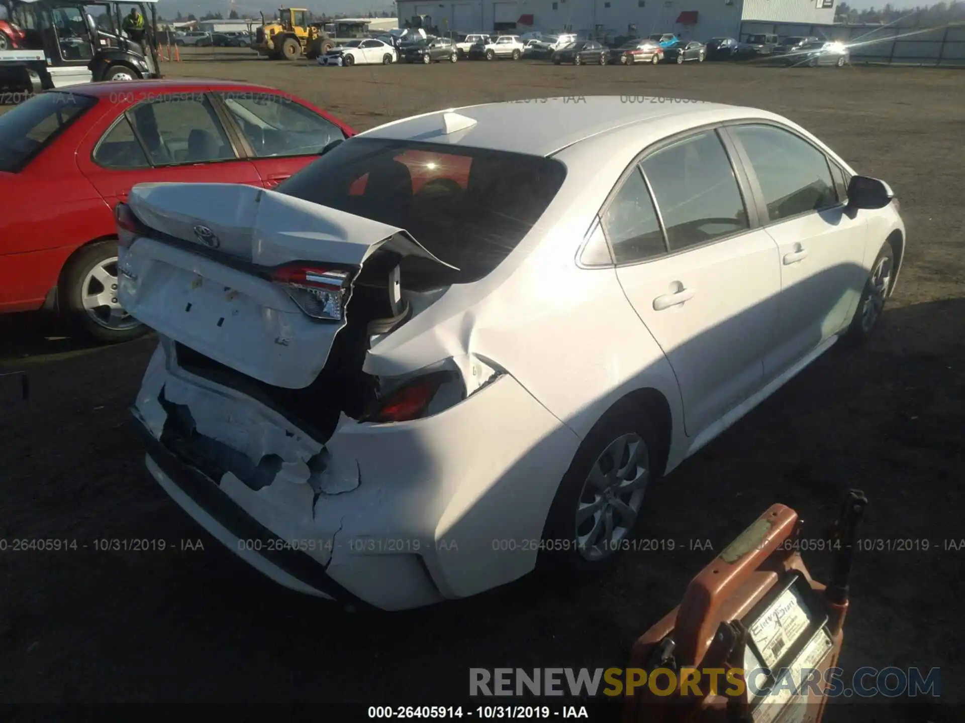 4 Photograph of a damaged car JTDEPRAE2LJ027490 TOYOTA COROLLA 2020