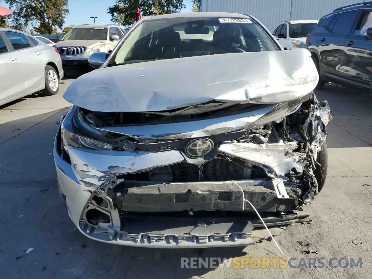 5 Photograph of a damaged car JTDEPRAE2LJ028445 TOYOTA COROLLA 2020