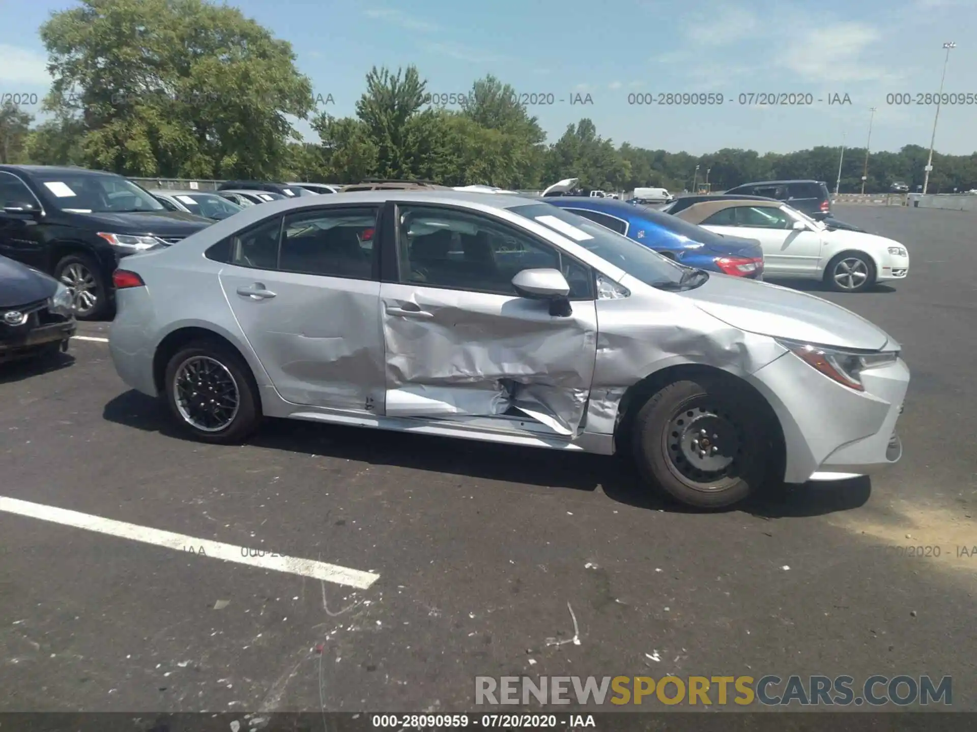 6 Photograph of a damaged car JTDEPRAE2LJ029434 TOYOTA COROLLA 2020