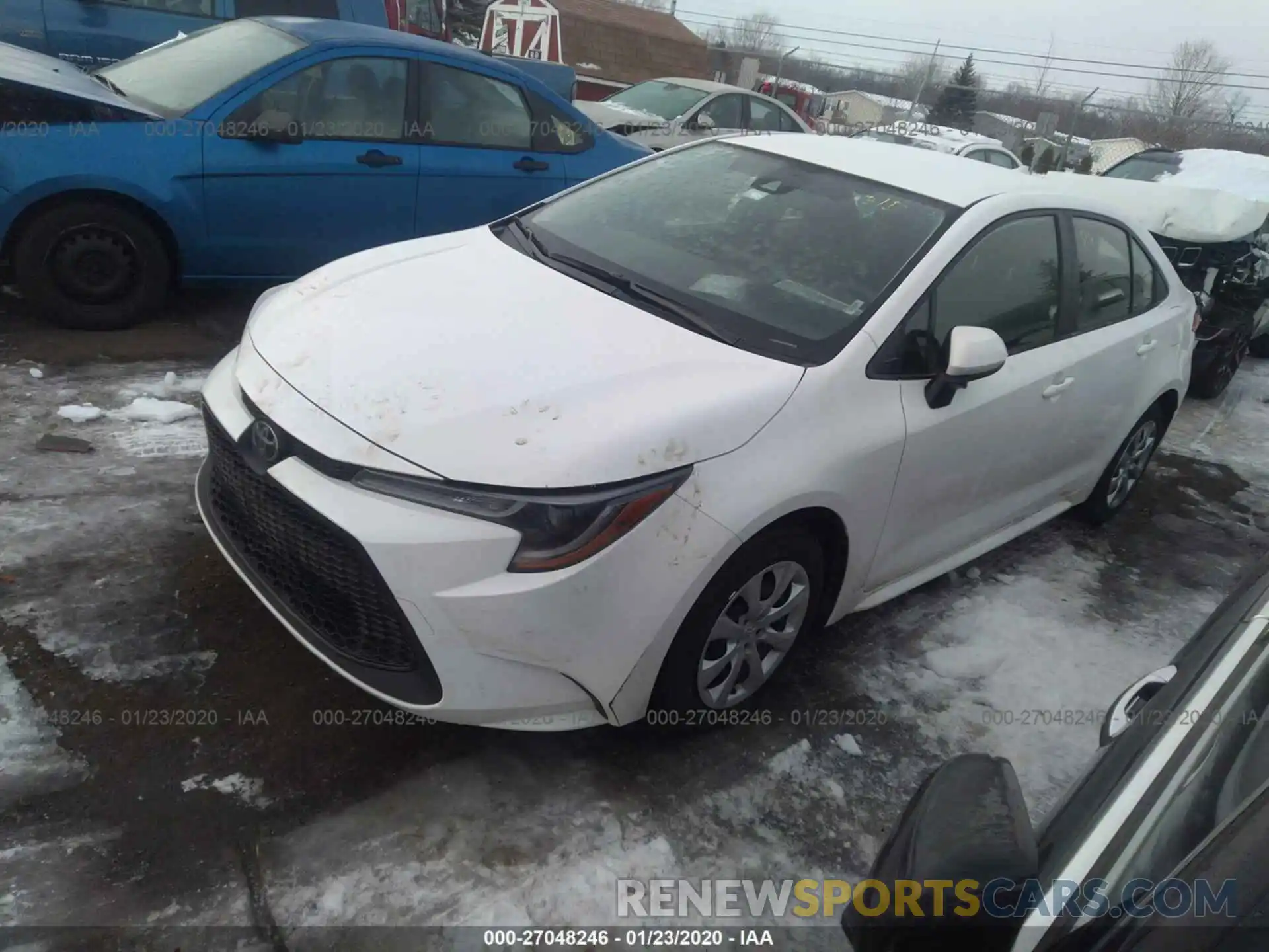 2 Photograph of a damaged car JTDEPRAE2LJ031474 TOYOTA COROLLA 2020