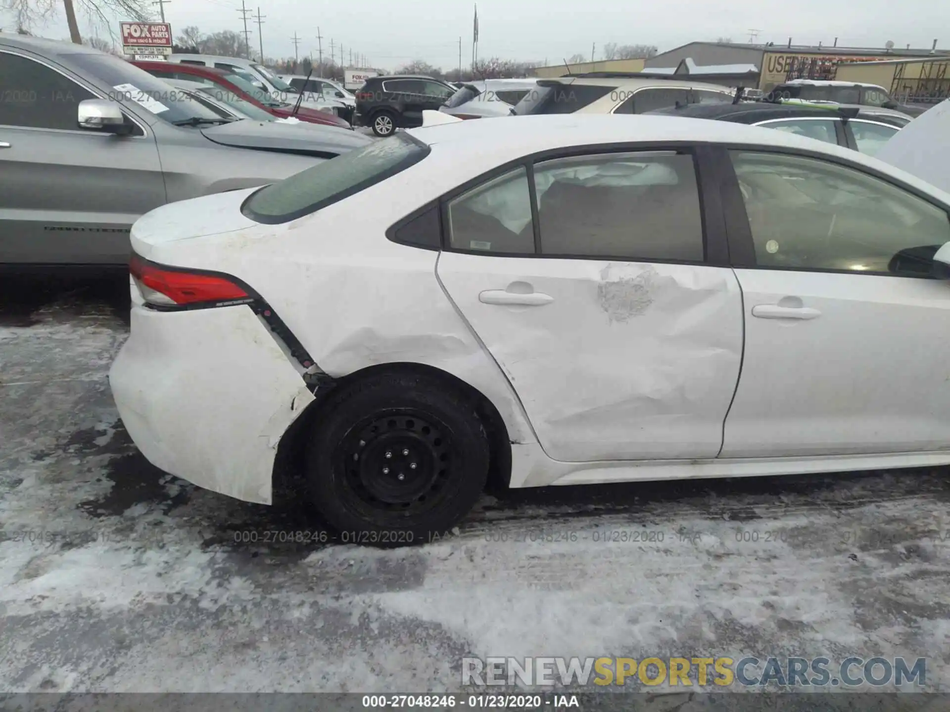 6 Photograph of a damaged car JTDEPRAE2LJ031474 TOYOTA COROLLA 2020