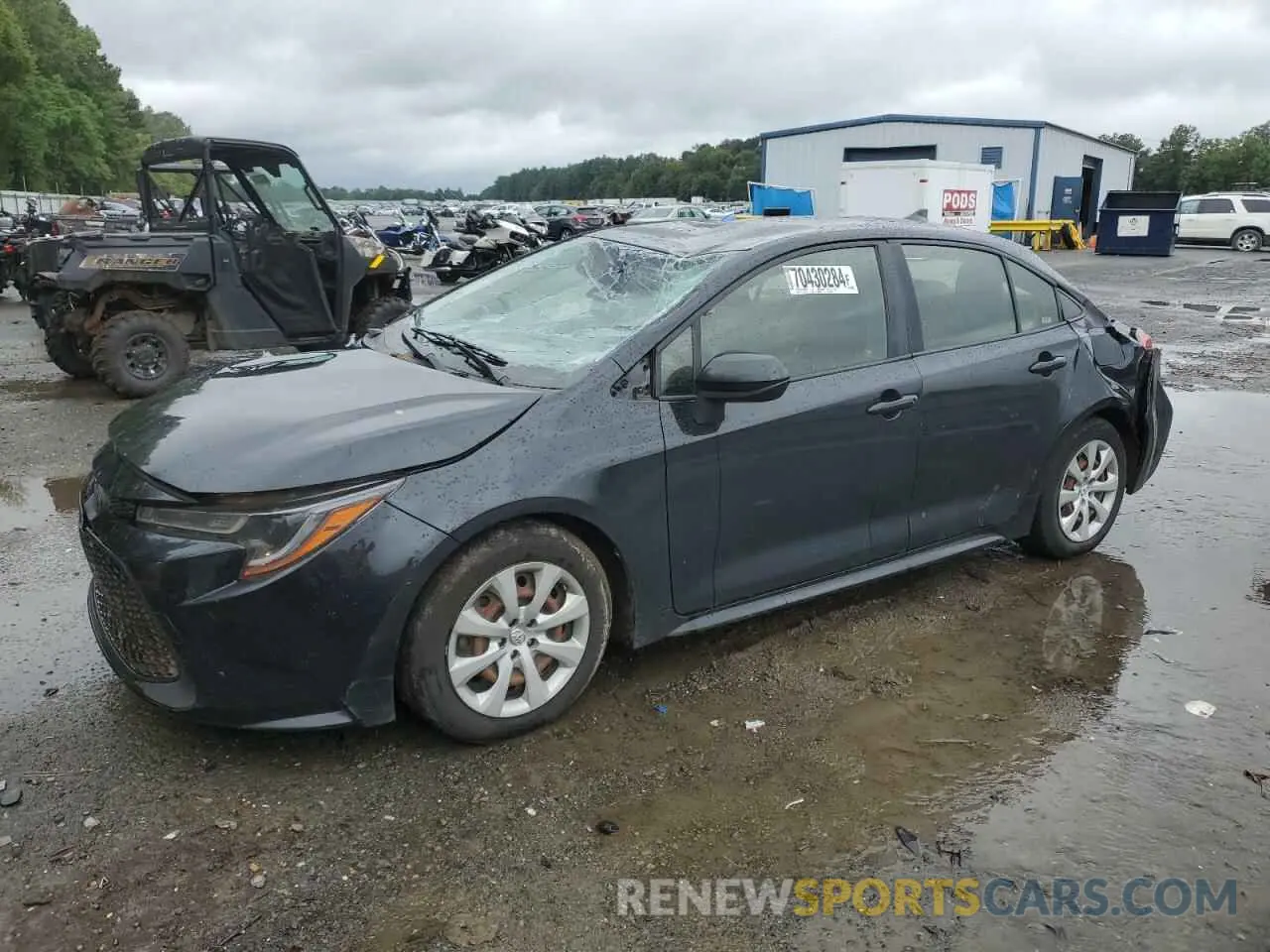1 Photograph of a damaged car JTDEPRAE2LJ034522 TOYOTA COROLLA 2020