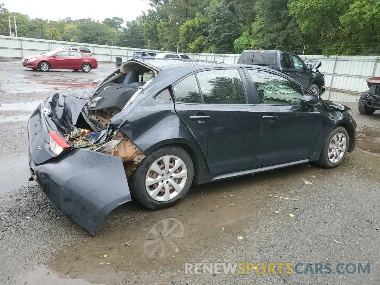 3 Photograph of a damaged car JTDEPRAE2LJ034522 TOYOTA COROLLA 2020