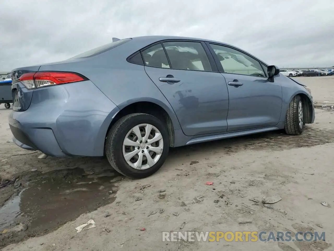 3 Photograph of a damaged car JTDEPRAE2LJ037260 TOYOTA COROLLA 2020