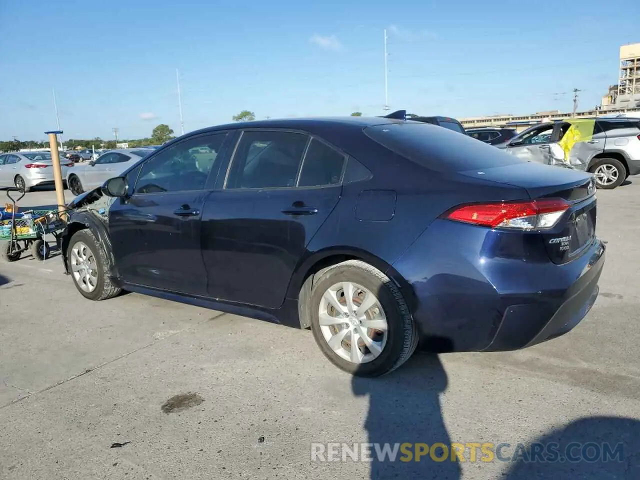 2 Photograph of a damaged car JTDEPRAE2LJ038862 TOYOTA COROLLA 2020