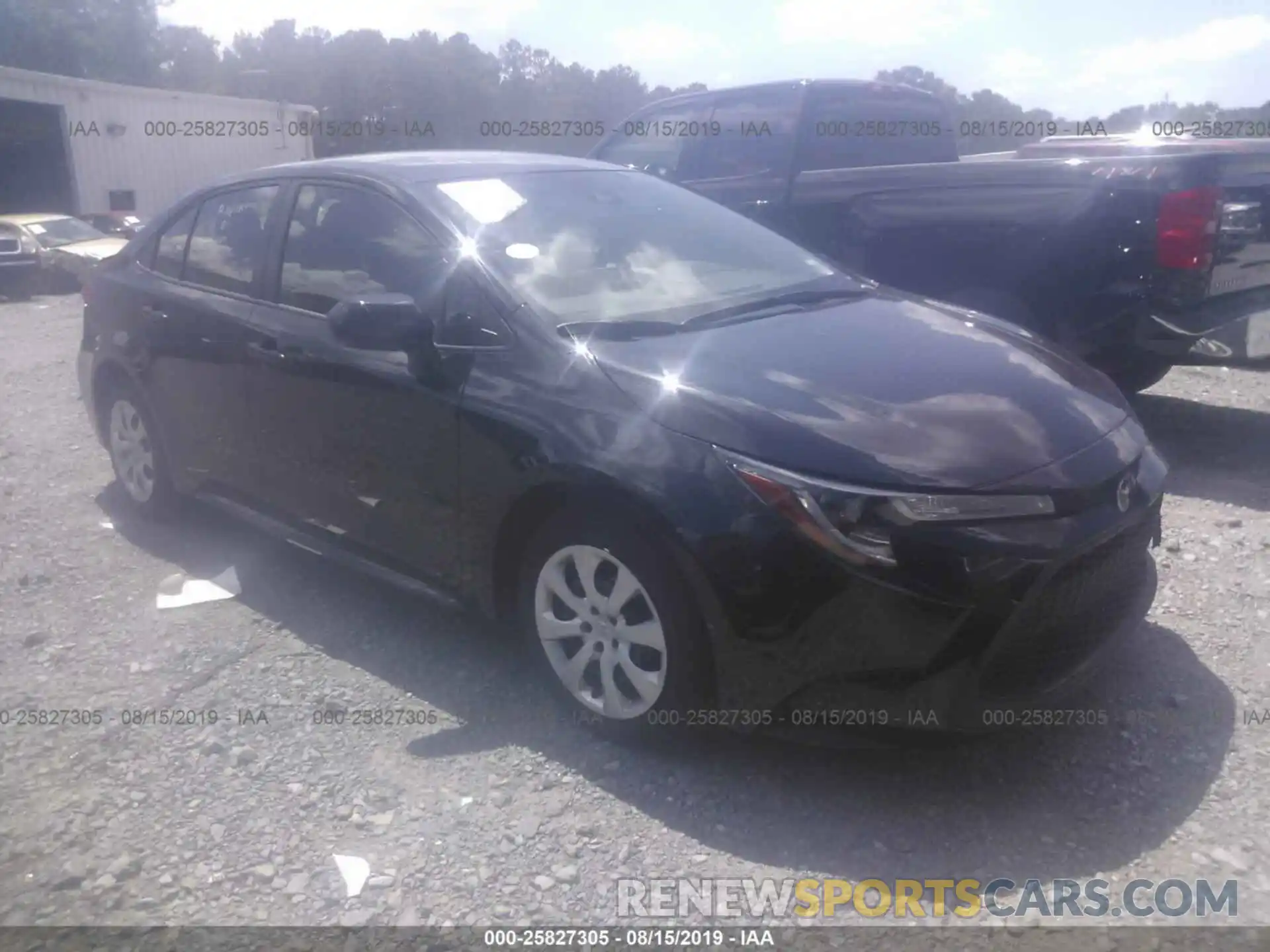 1 Photograph of a damaged car JTDEPRAE2LJ041292 TOYOTA COROLLA 2020