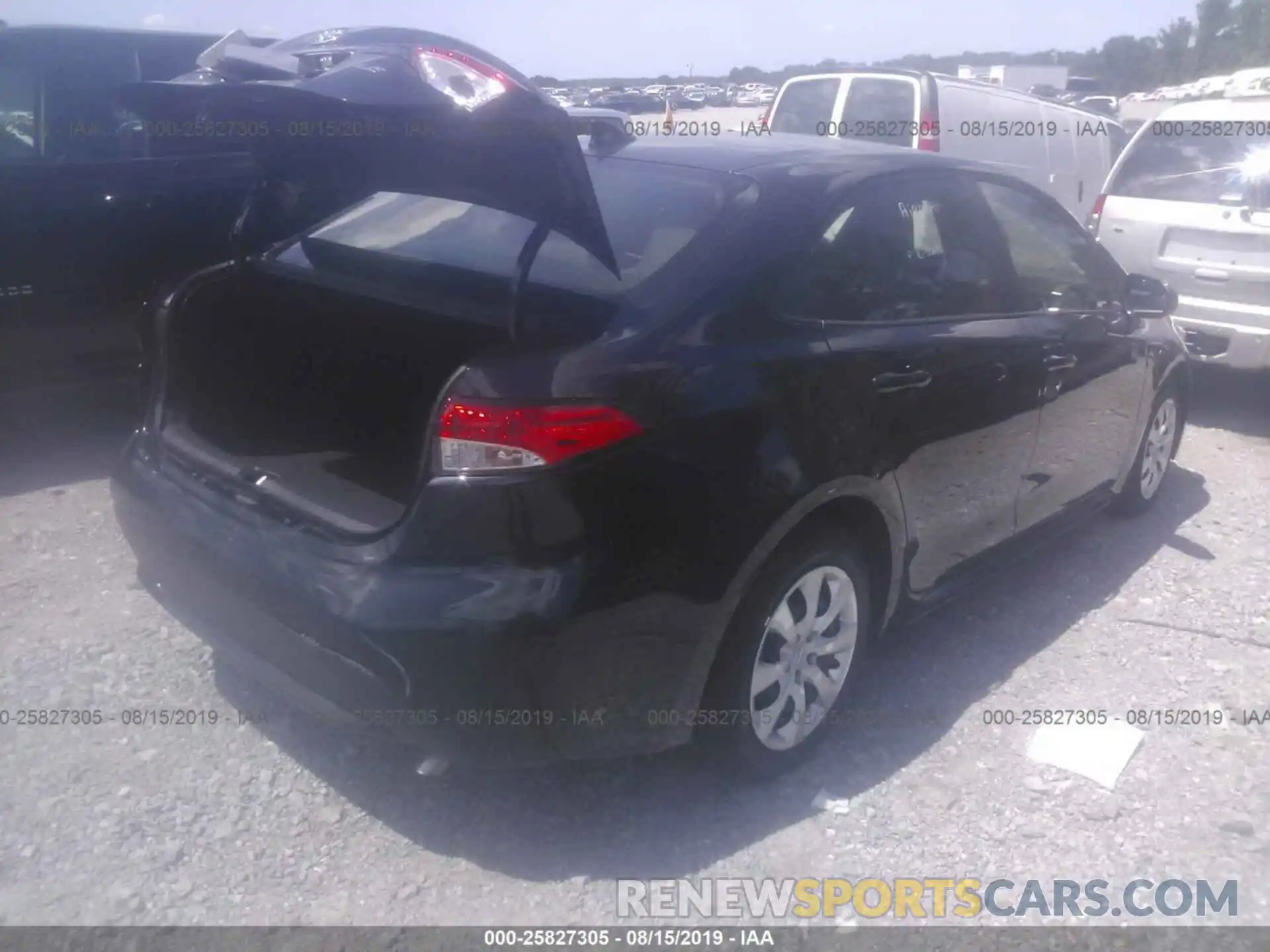 4 Photograph of a damaged car JTDEPRAE2LJ041292 TOYOTA COROLLA 2020