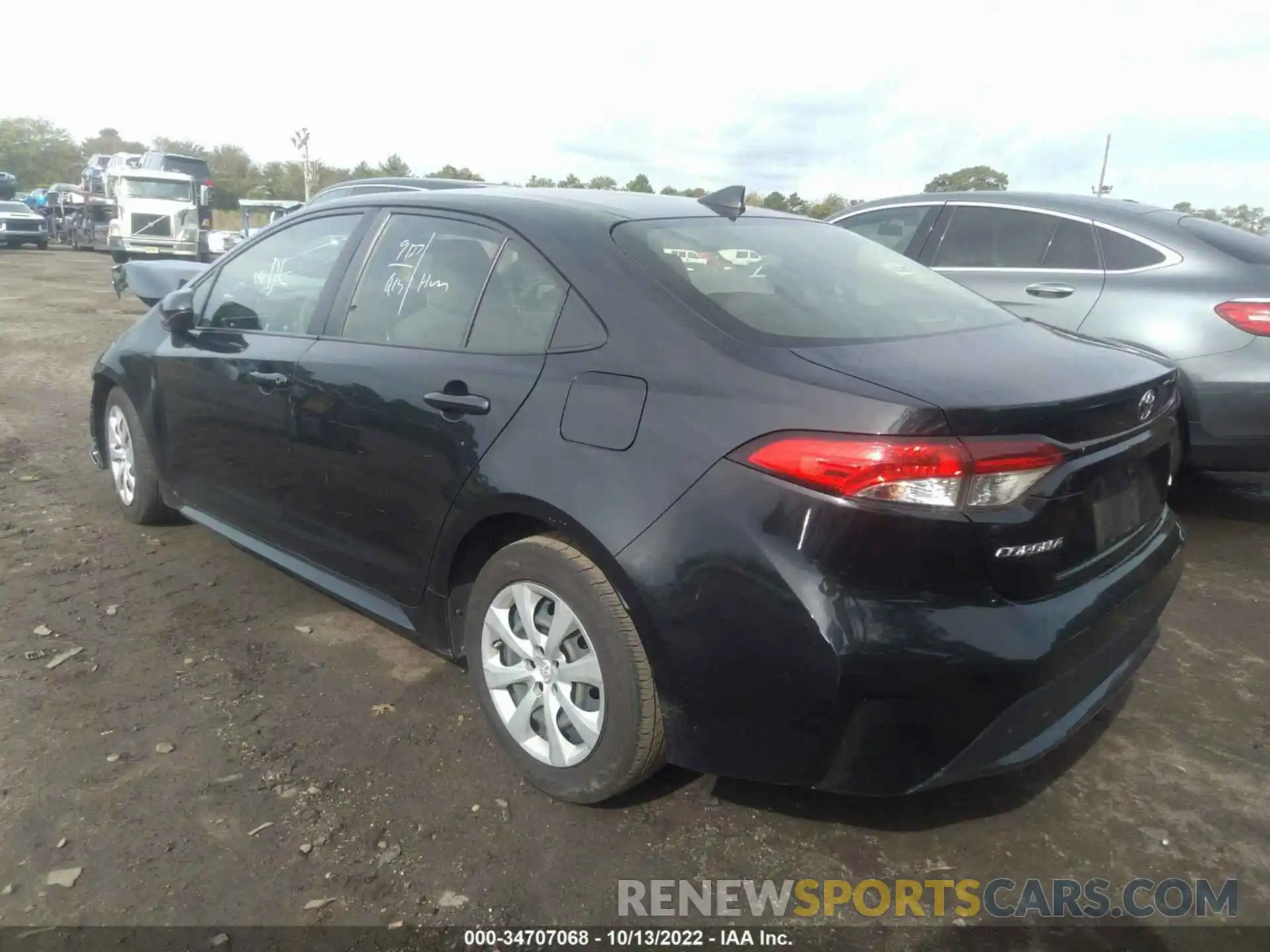 3 Photograph of a damaged car JTDEPRAE2LJ042801 TOYOTA COROLLA 2020