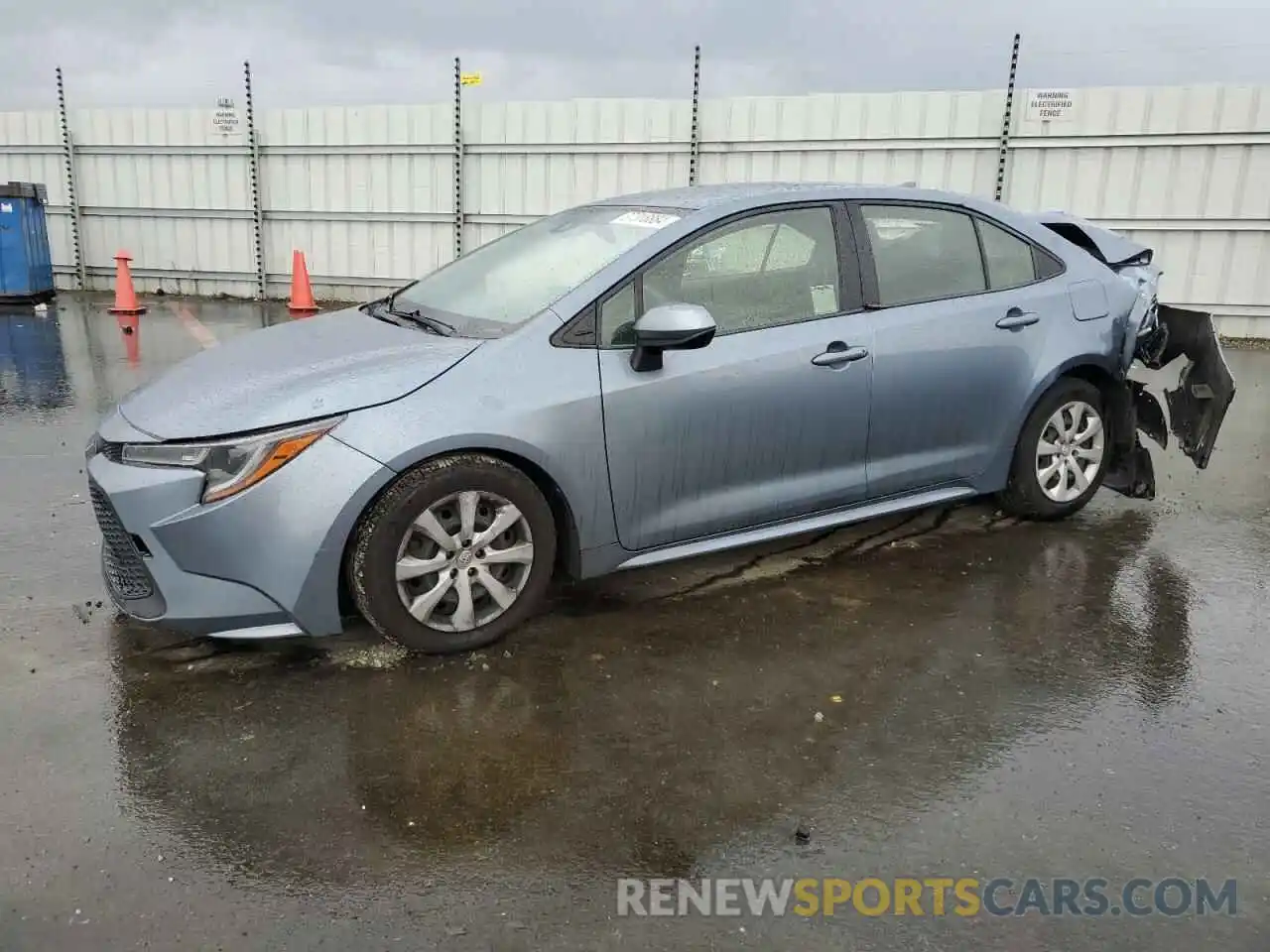 1 Photograph of a damaged car JTDEPRAE2LJ042958 TOYOTA COROLLA 2020