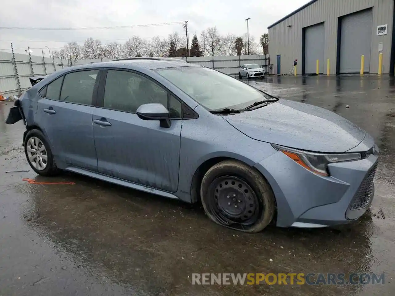 4 Photograph of a damaged car JTDEPRAE2LJ042958 TOYOTA COROLLA 2020