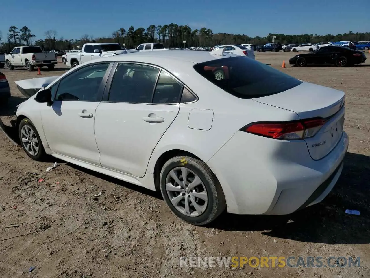 2 Photograph of a damaged car JTDEPRAE2LJ043415 TOYOTA COROLLA 2020