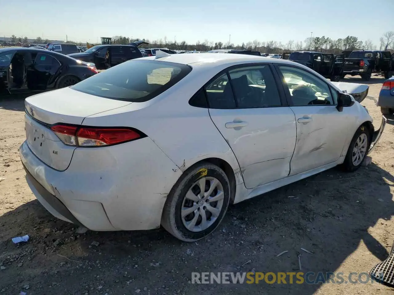 3 Photograph of a damaged car JTDEPRAE2LJ043415 TOYOTA COROLLA 2020