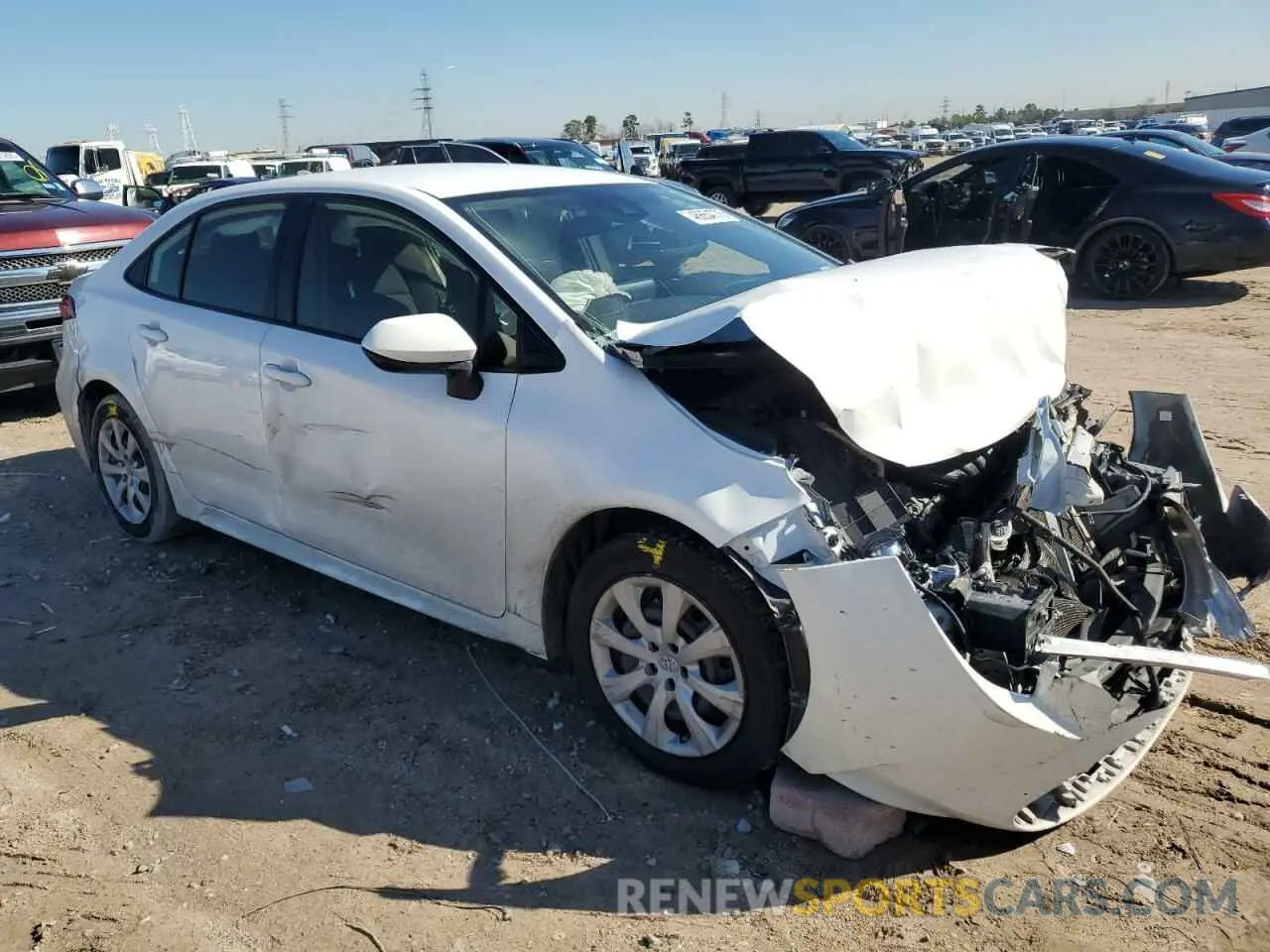 4 Photograph of a damaged car JTDEPRAE2LJ043415 TOYOTA COROLLA 2020