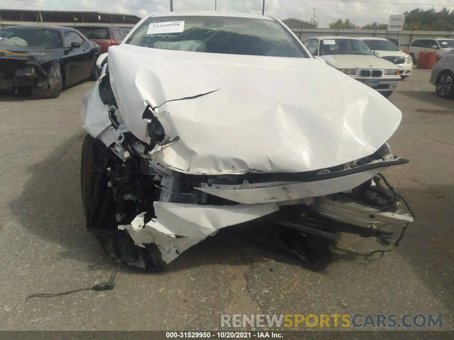 6 Photograph of a damaged car JTDEPRAE2LJ043611 TOYOTA COROLLA 2020