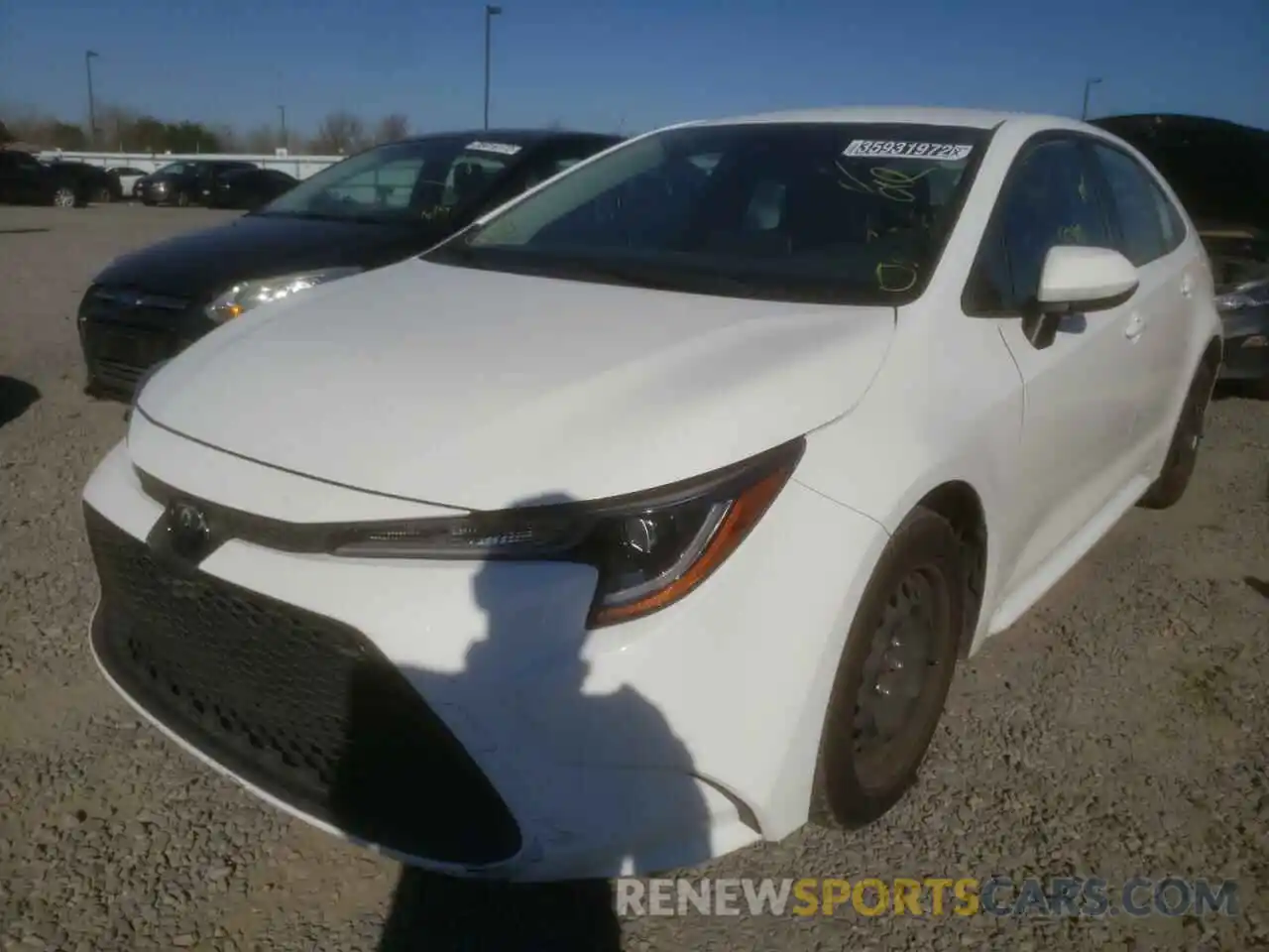 2 Photograph of a damaged car JTDEPRAE2LJ047366 TOYOTA COROLLA 2020