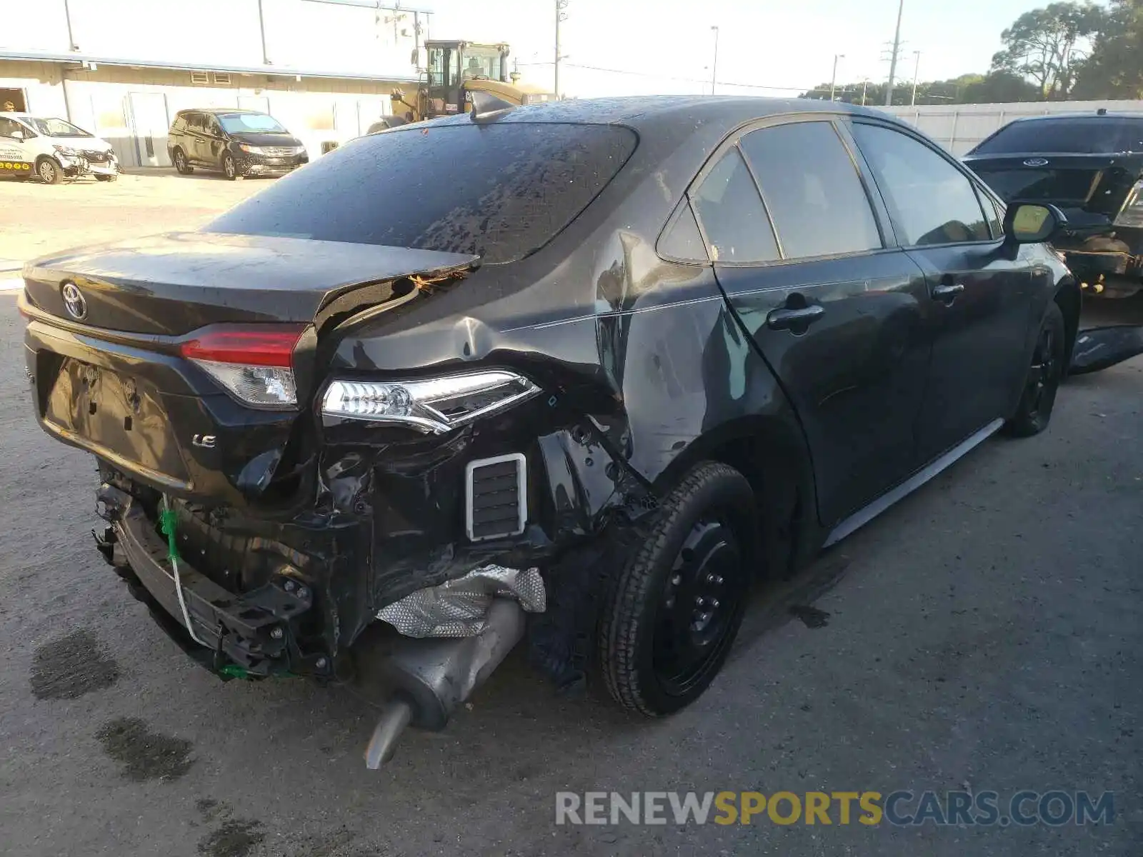 4 Photograph of a damaged car JTDEPRAE2LJ049473 TOYOTA COROLLA 2020