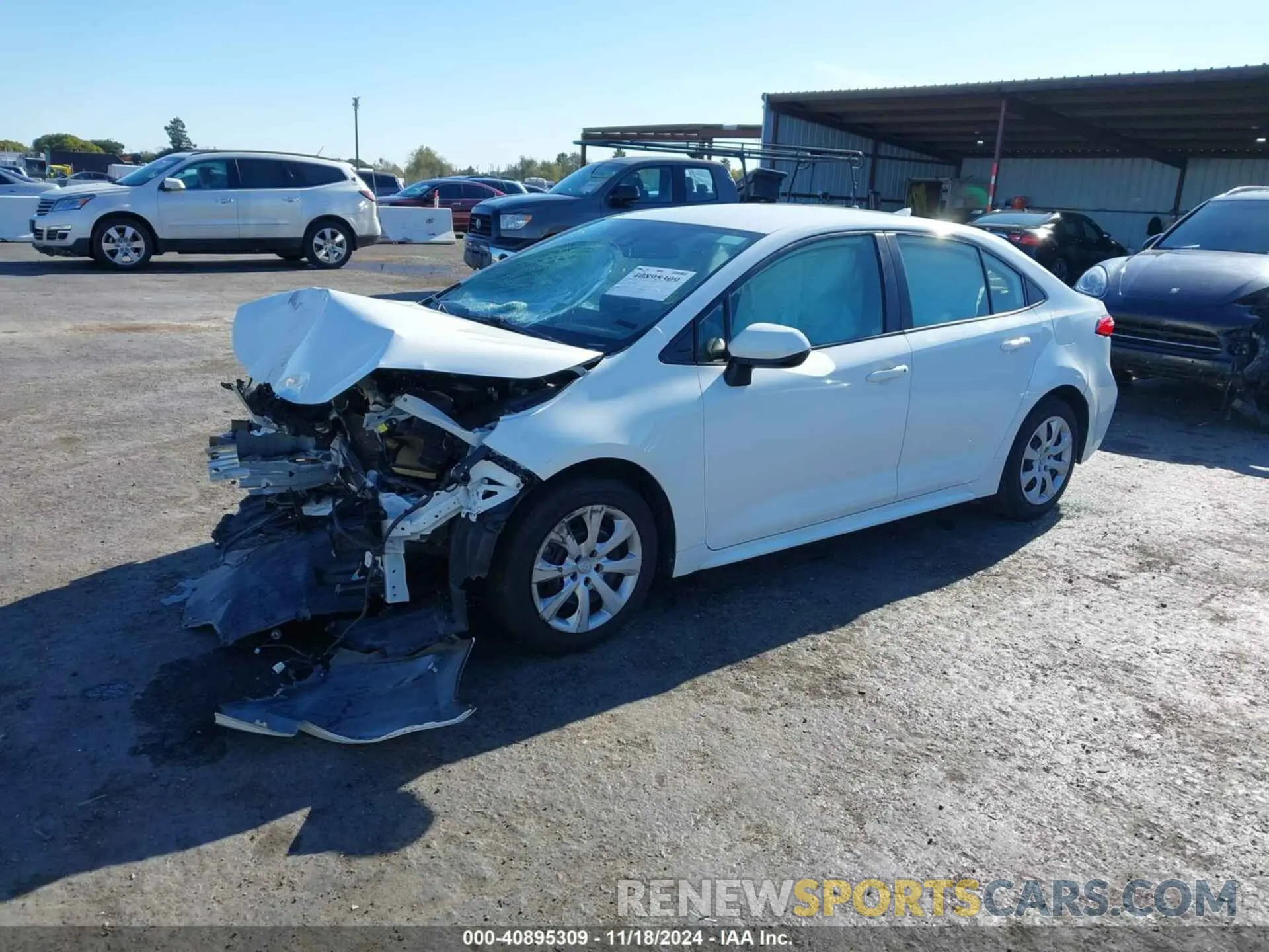 2 Photograph of a damaged car JTDEPRAE2LJ052776 TOYOTA COROLLA 2020