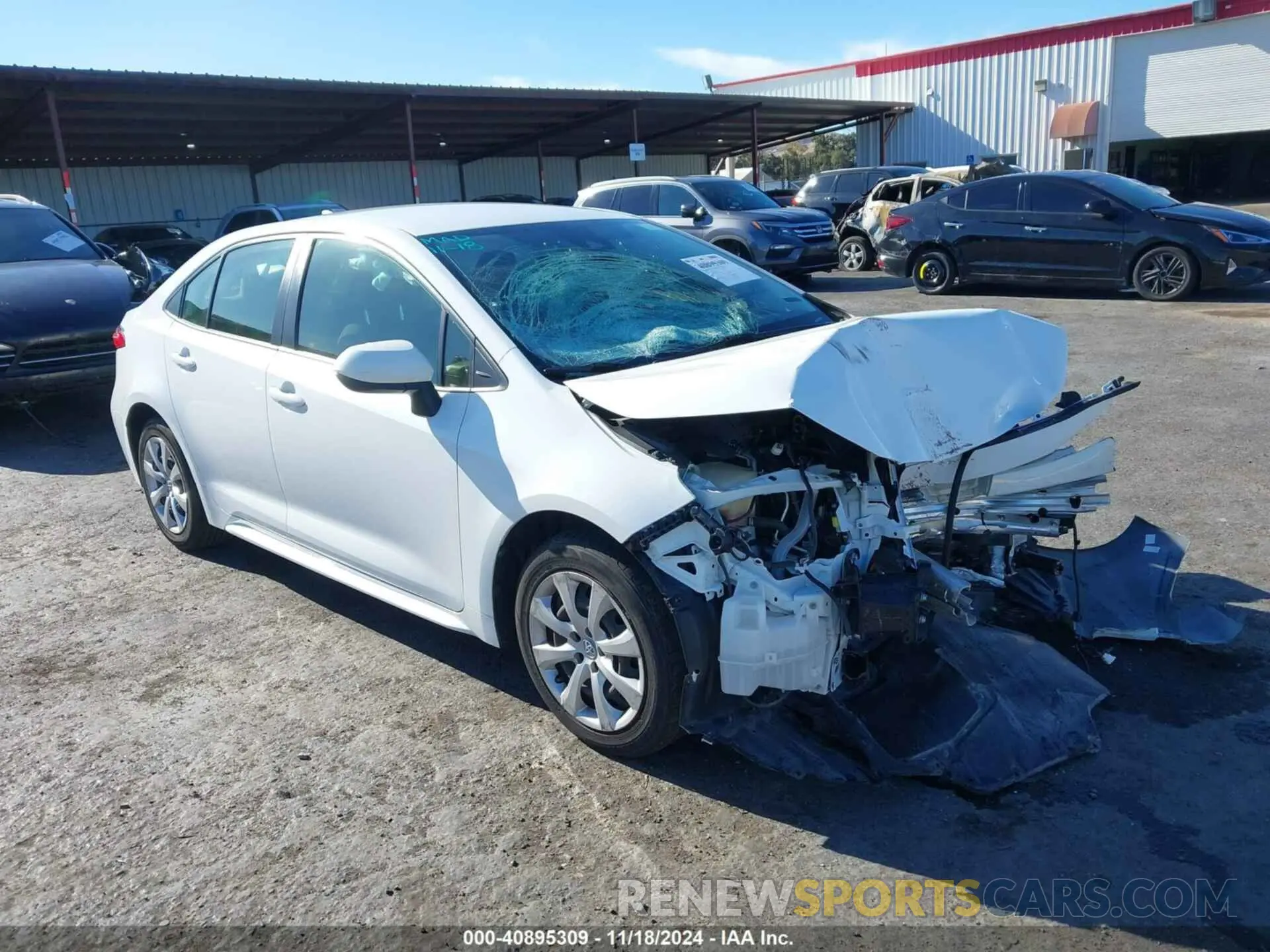 6 Photograph of a damaged car JTDEPRAE2LJ052776 TOYOTA COROLLA 2020