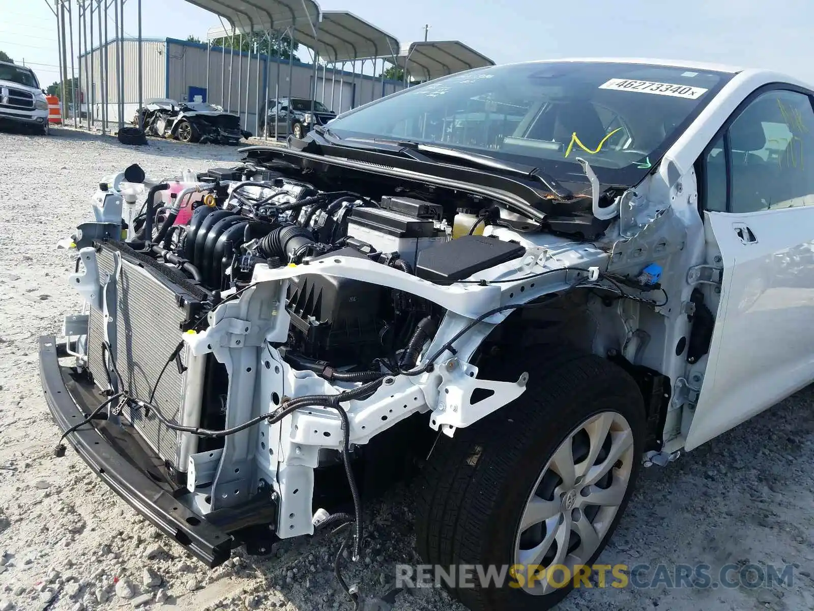 9 Photograph of a damaged car JTDEPRAE2LJ054222 TOYOTA COROLLA 2020