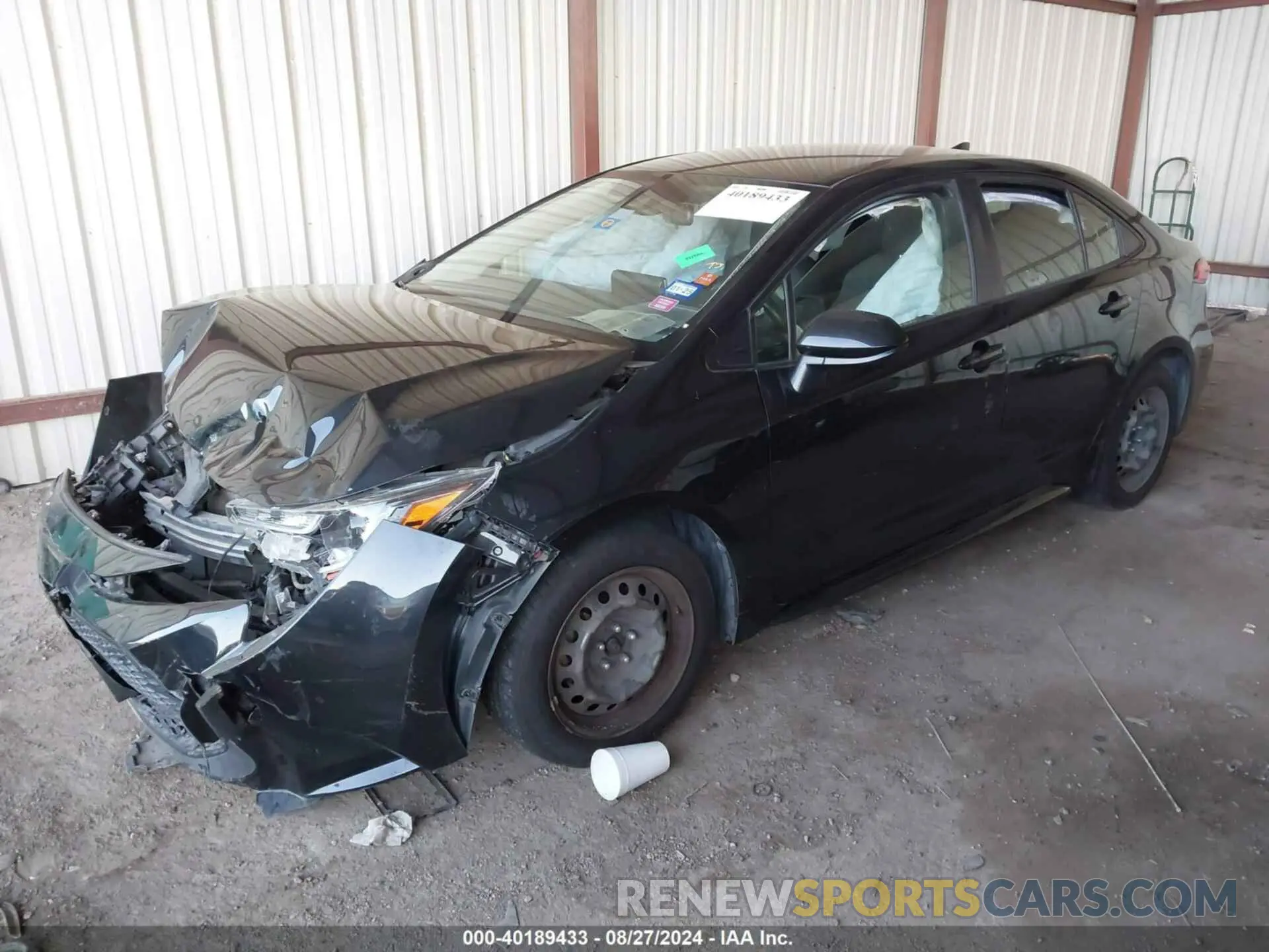 2 Photograph of a damaged car JTDEPRAE2LJ056245 TOYOTA COROLLA 2020