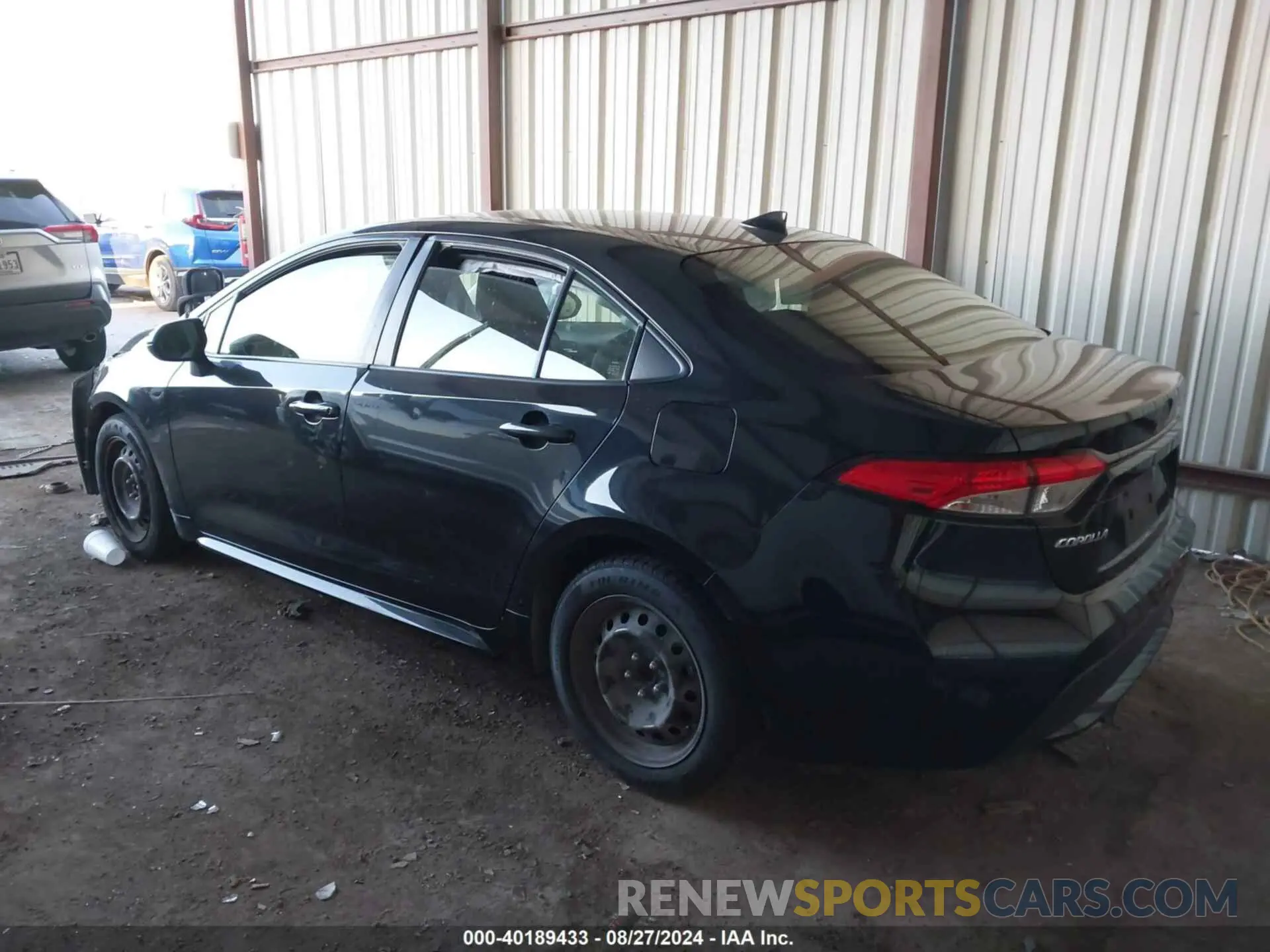 3 Photograph of a damaged car JTDEPRAE2LJ056245 TOYOTA COROLLA 2020