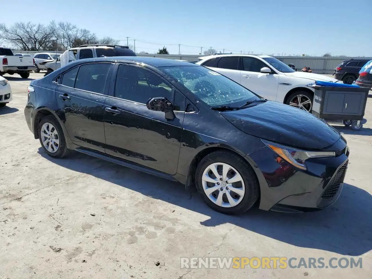 4 Photograph of a damaged car JTDEPRAE2LJ056293 TOYOTA COROLLA 2020