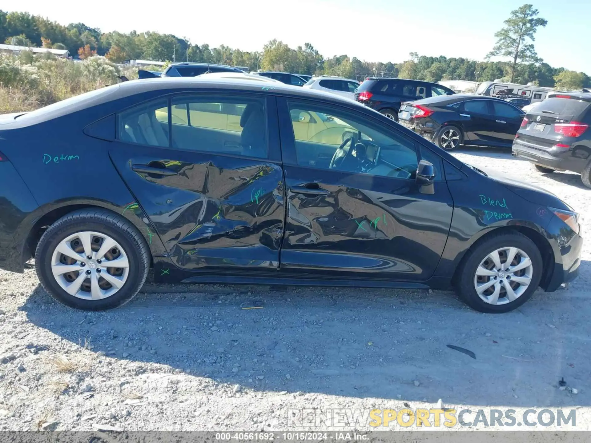 13 Photograph of a damaged car JTDEPRAE2LJ059243 TOYOTA COROLLA 2020