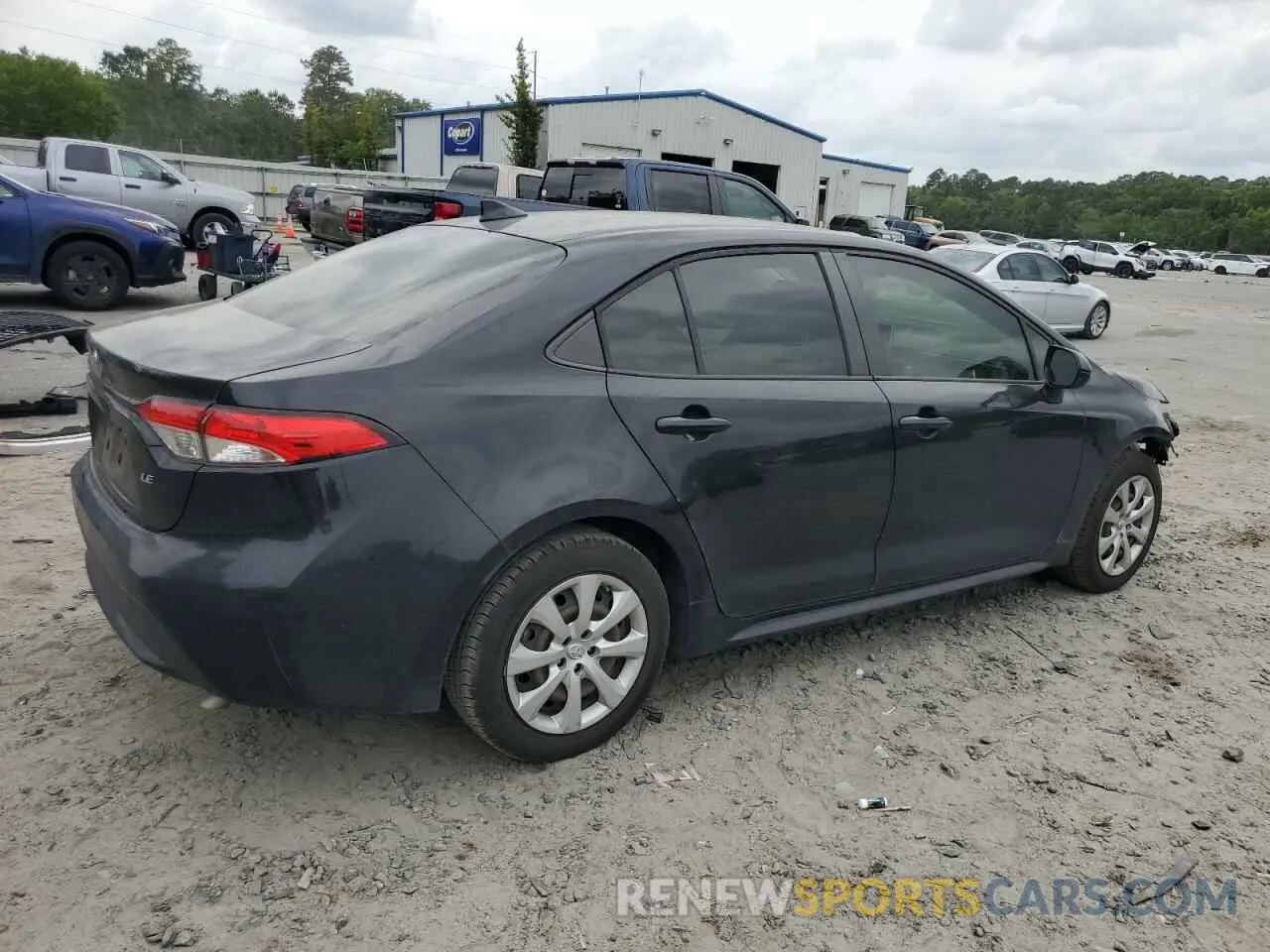 3 Photograph of a damaged car JTDEPRAE2LJ060666 TOYOTA COROLLA 2020