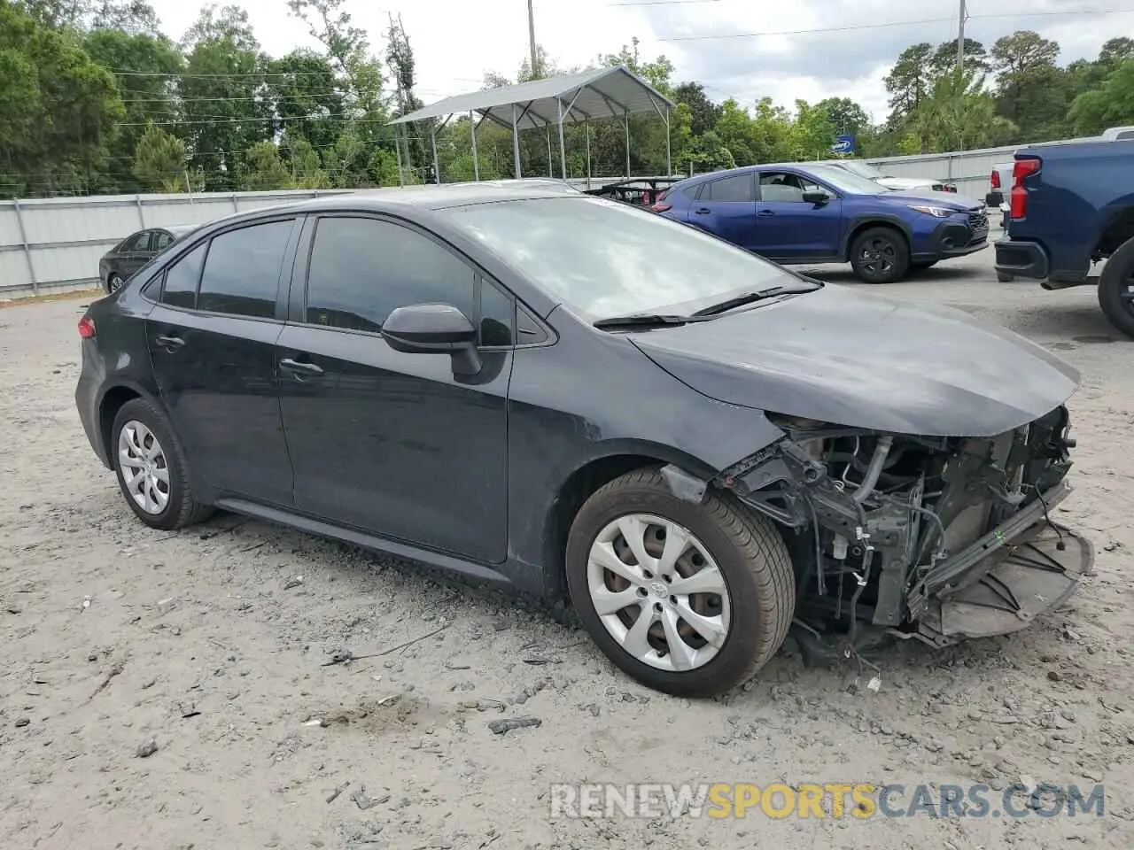 4 Photograph of a damaged car JTDEPRAE2LJ060666 TOYOTA COROLLA 2020