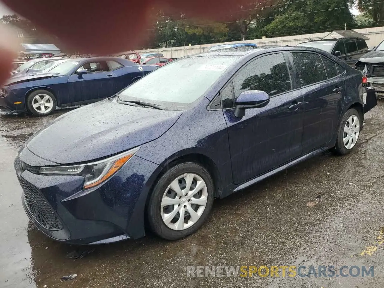 1 Photograph of a damaged car JTDEPRAE2LJ067844 TOYOTA COROLLA 2020