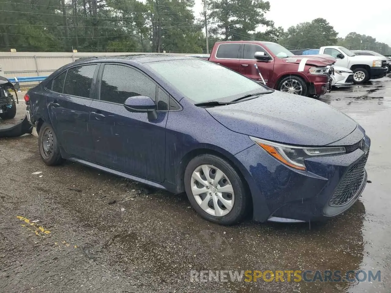 4 Photograph of a damaged car JTDEPRAE2LJ067844 TOYOTA COROLLA 2020