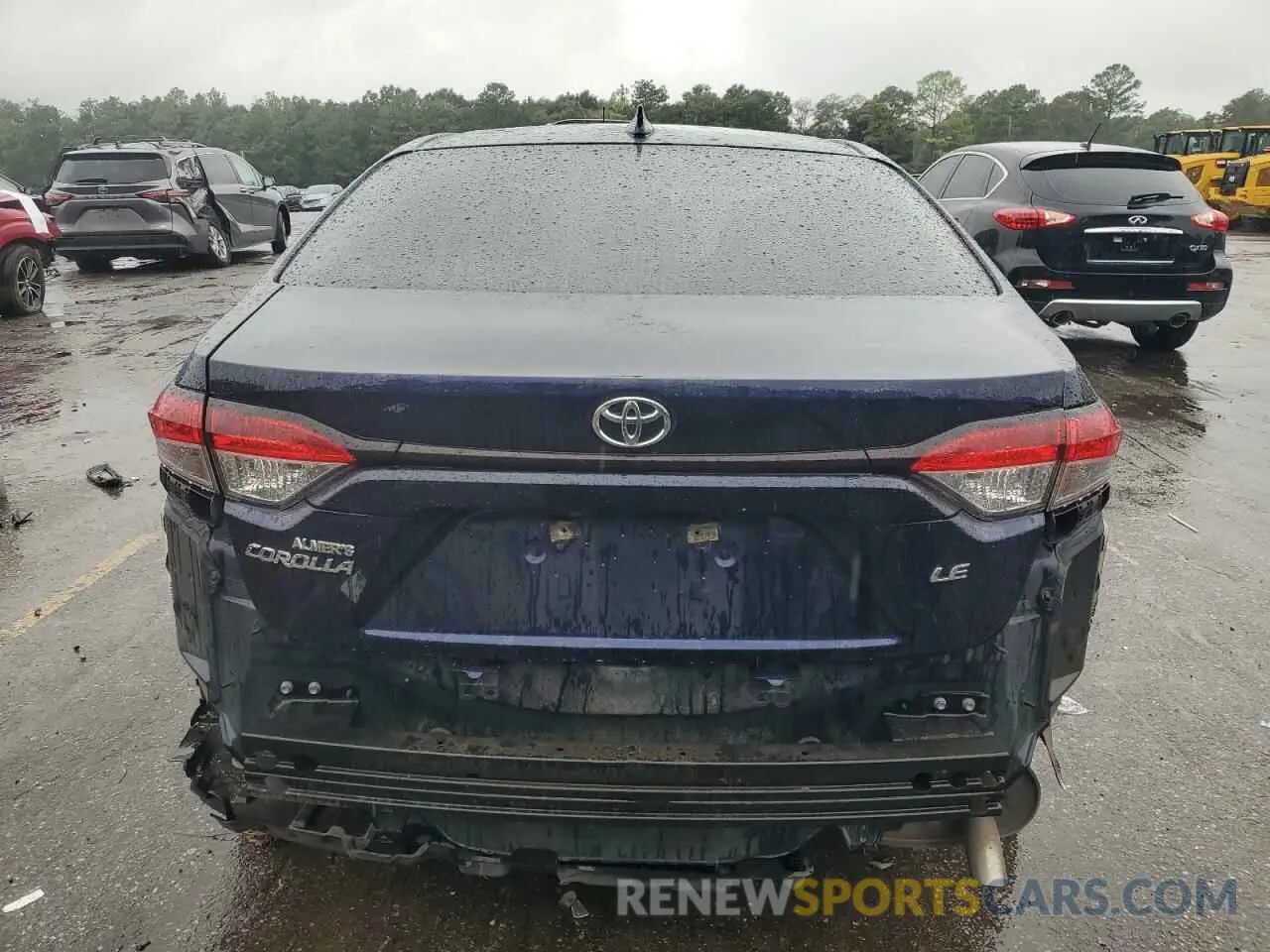 6 Photograph of a damaged car JTDEPRAE2LJ067844 TOYOTA COROLLA 2020