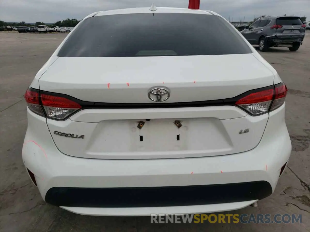 6 Photograph of a damaged car JTDEPRAE2LJ070050 TOYOTA COROLLA 2020