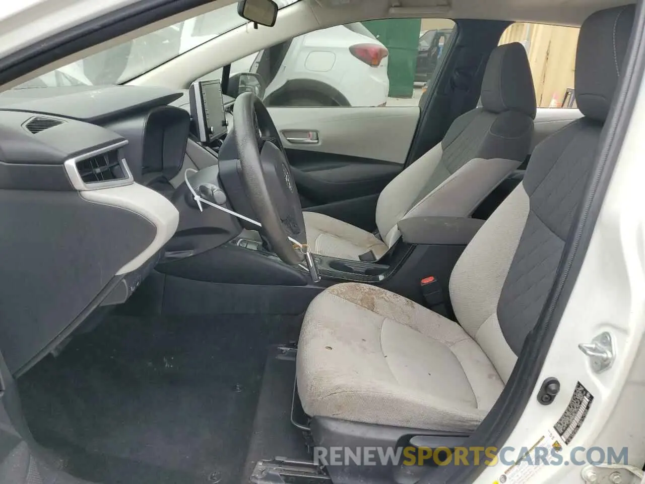 7 Photograph of a damaged car JTDEPRAE2LJ074776 TOYOTA COROLLA 2020