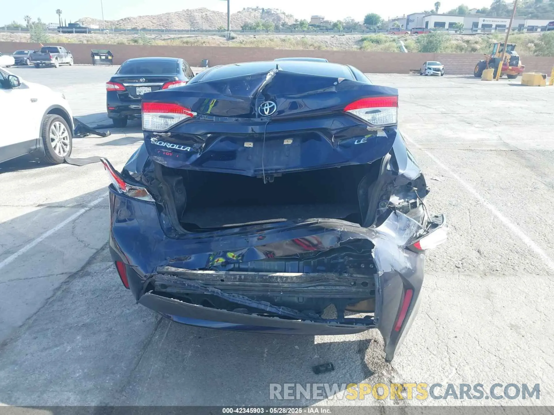 6 Photograph of a damaged car JTDEPRAE2LJ075555 TOYOTA COROLLA 2020
