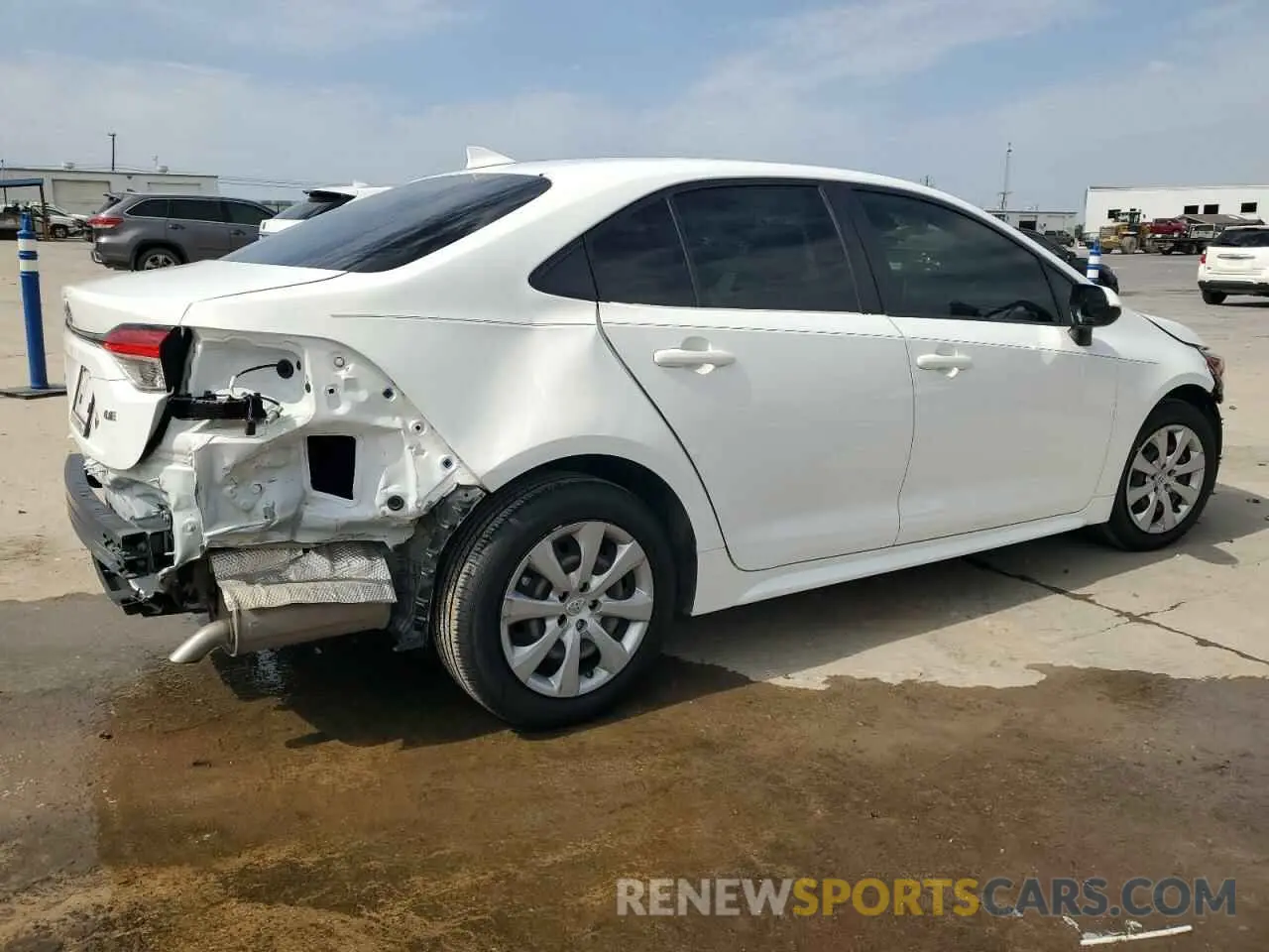 3 Photograph of a damaged car JTDEPRAE2LJ078715 TOYOTA COROLLA 2020