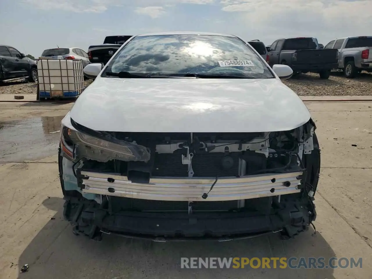 5 Photograph of a damaged car JTDEPRAE2LJ078715 TOYOTA COROLLA 2020