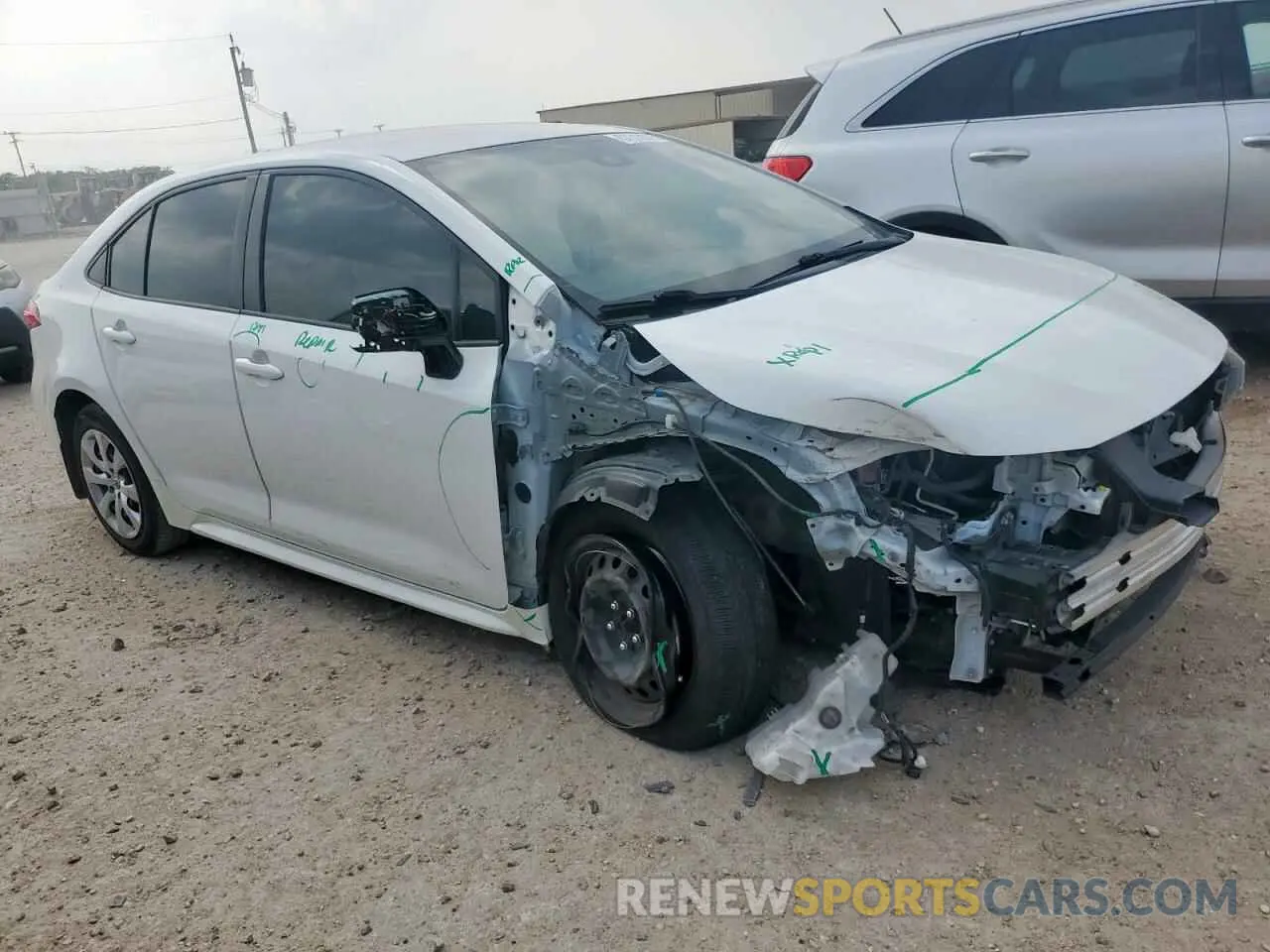 4 Photograph of a damaged car JTDEPRAE2LJ082294 TOYOTA COROLLA 2020